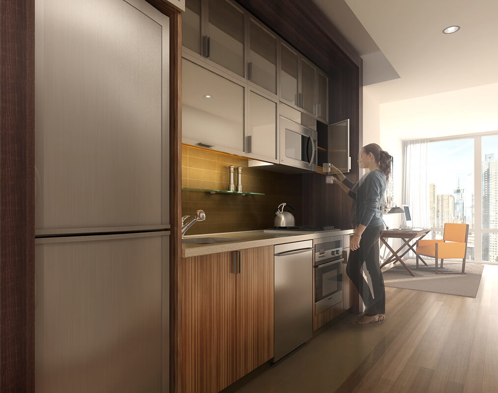 NYC luxury apartment interior