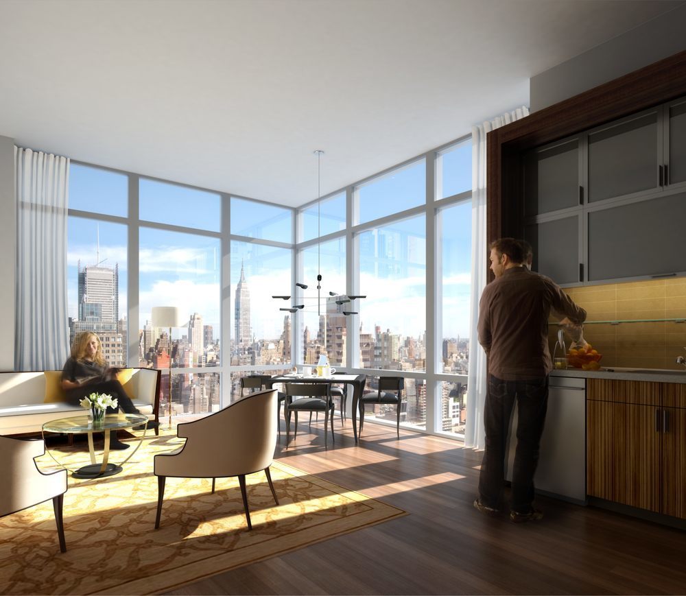 NYC luxury apartment interior