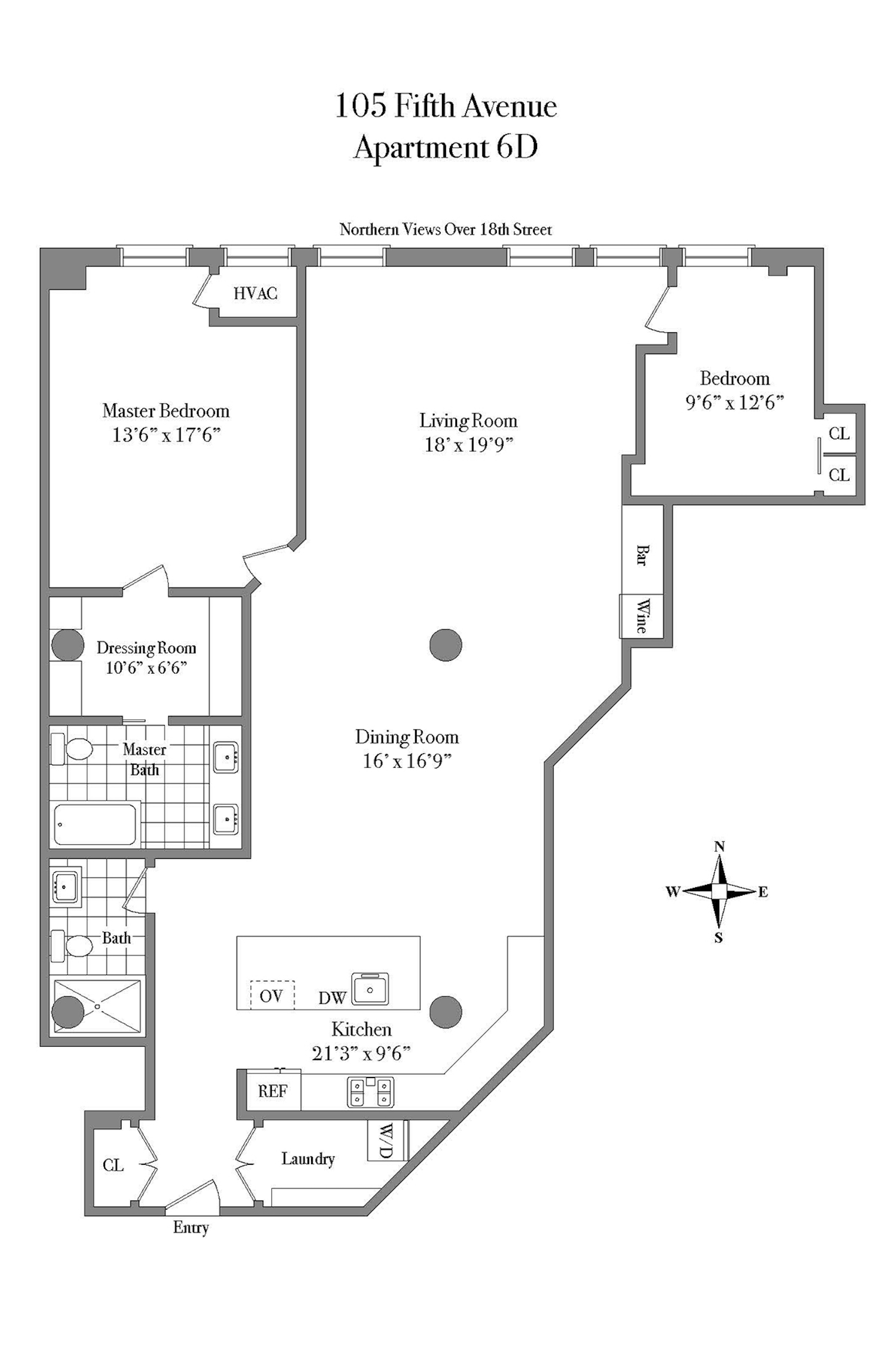 105 Fifth Avenue, #6D
