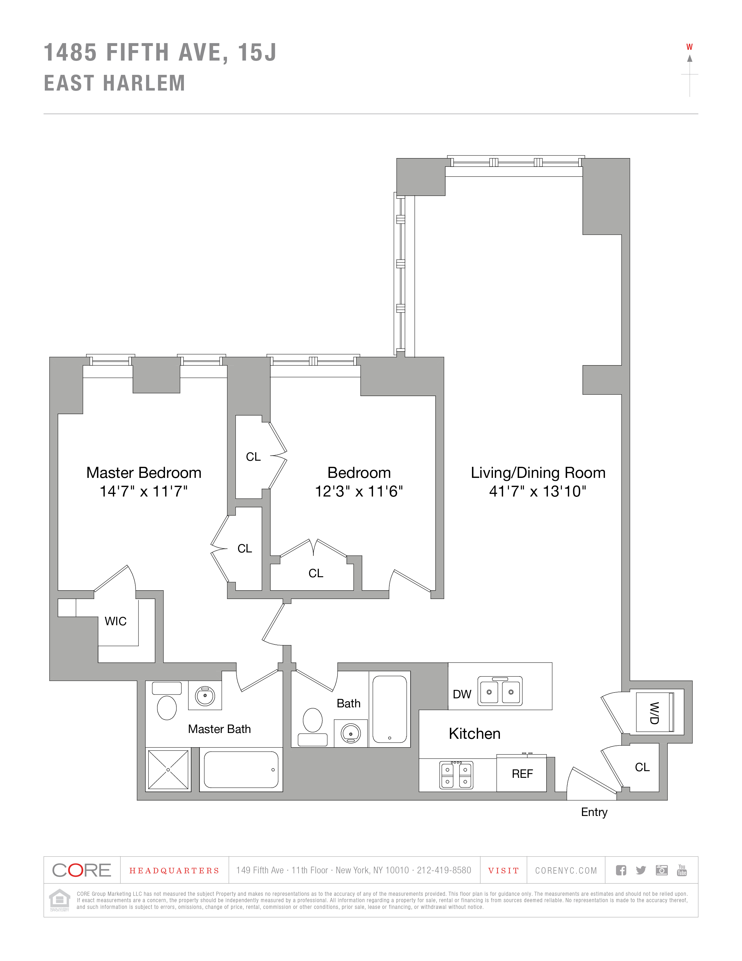 1485 Fifth Avenue, #15J