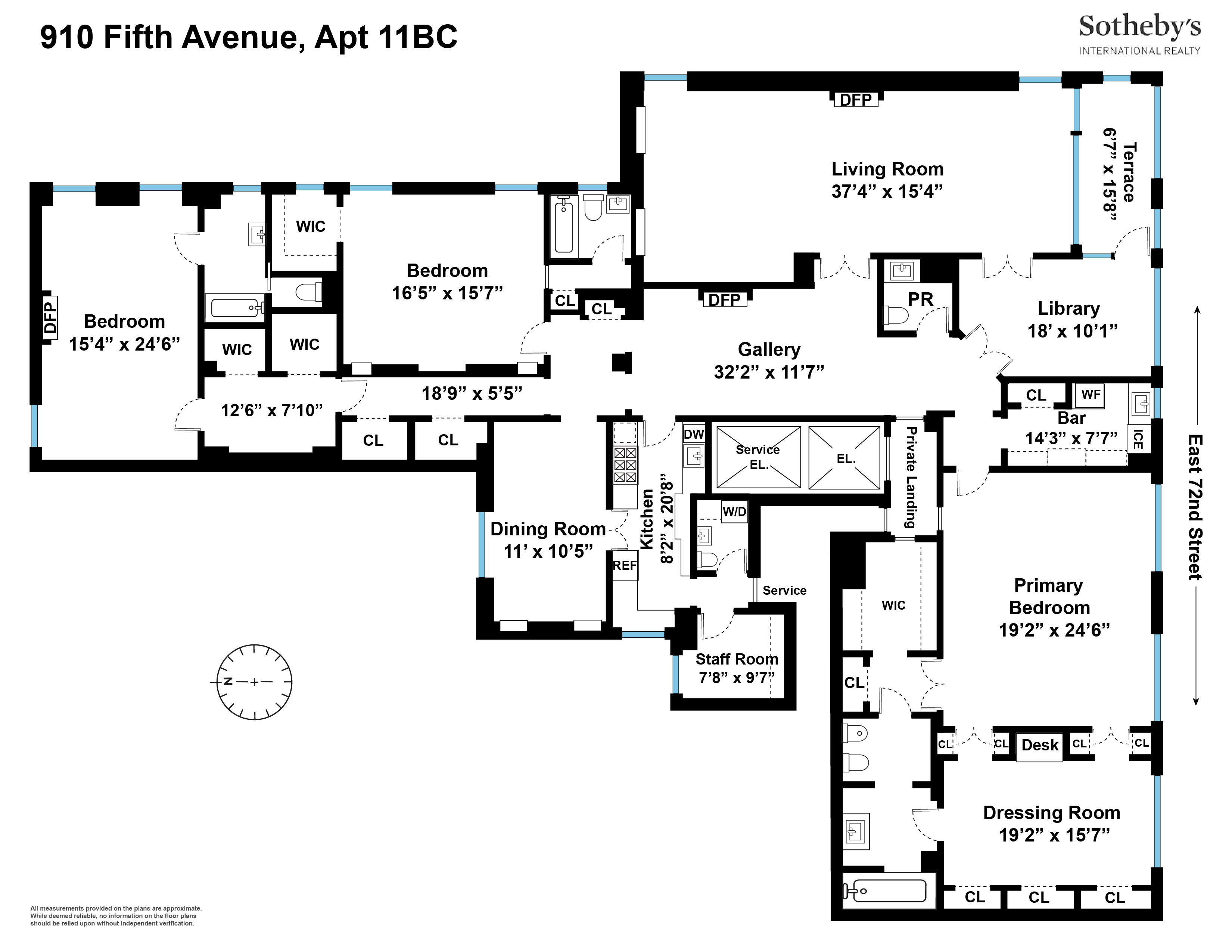 910 Fifth Avenue 11BC Upper East Side New York NY 10021