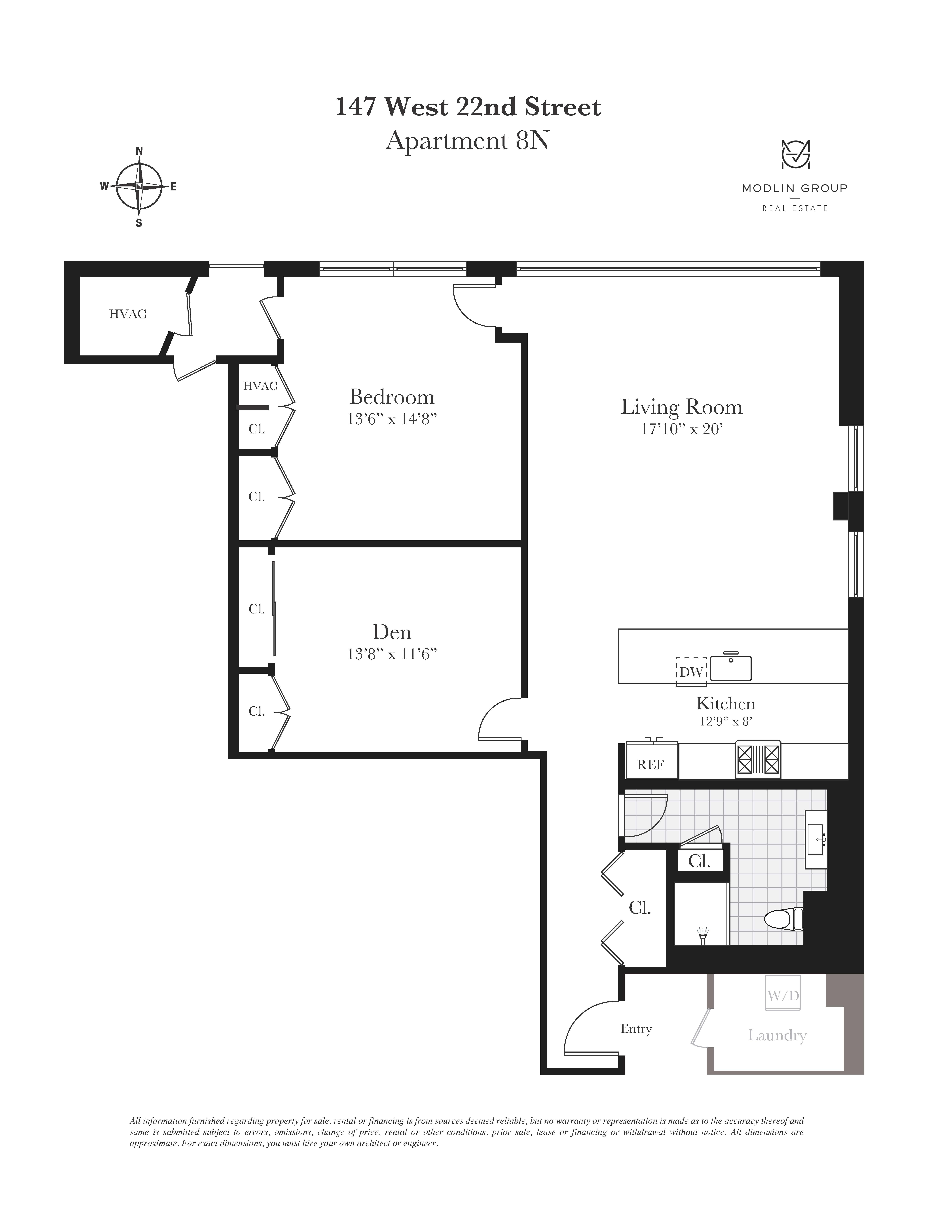 147 West 22nd Street 8N Chelsea New York NY 10011