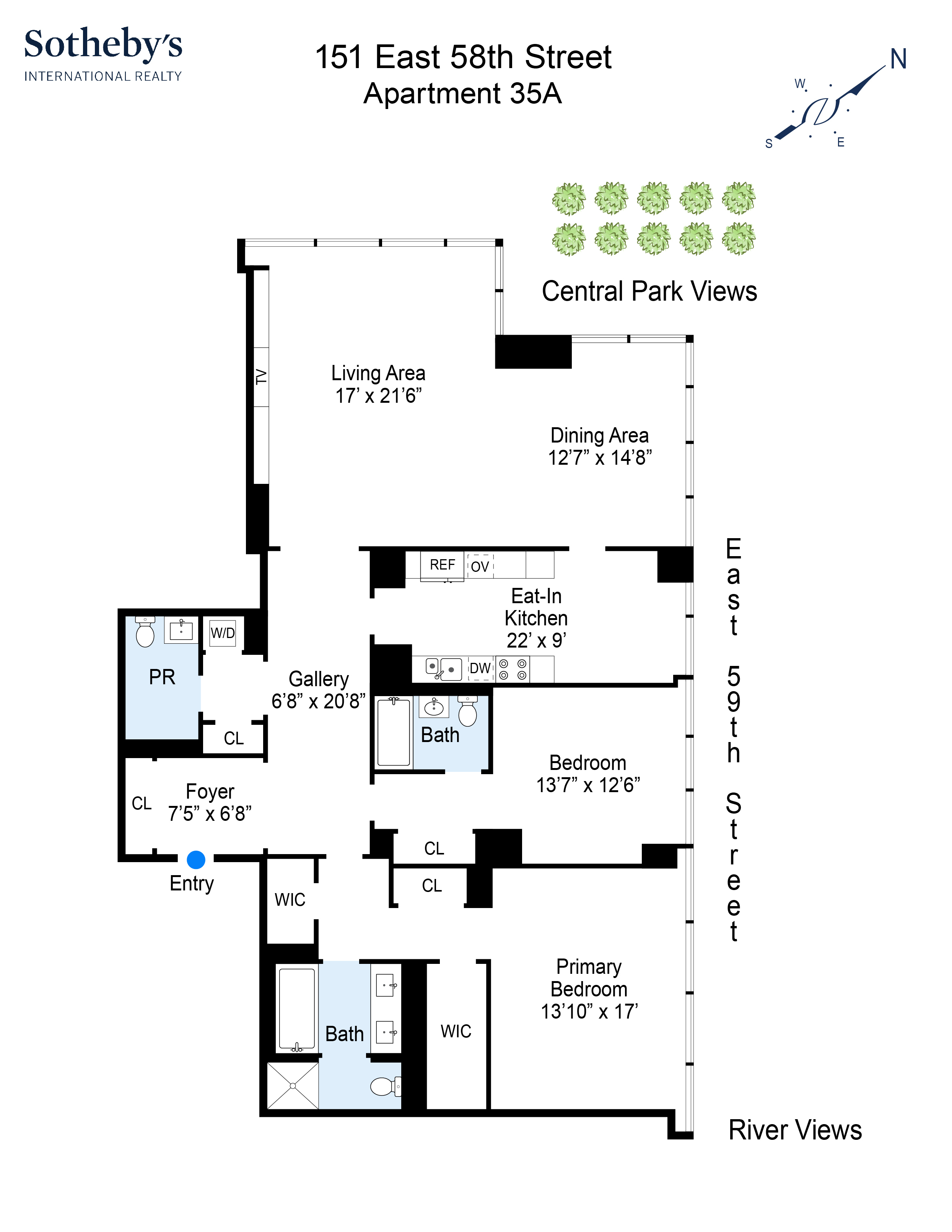 151 East 58th Street 35A Midtown East New York NY 10022