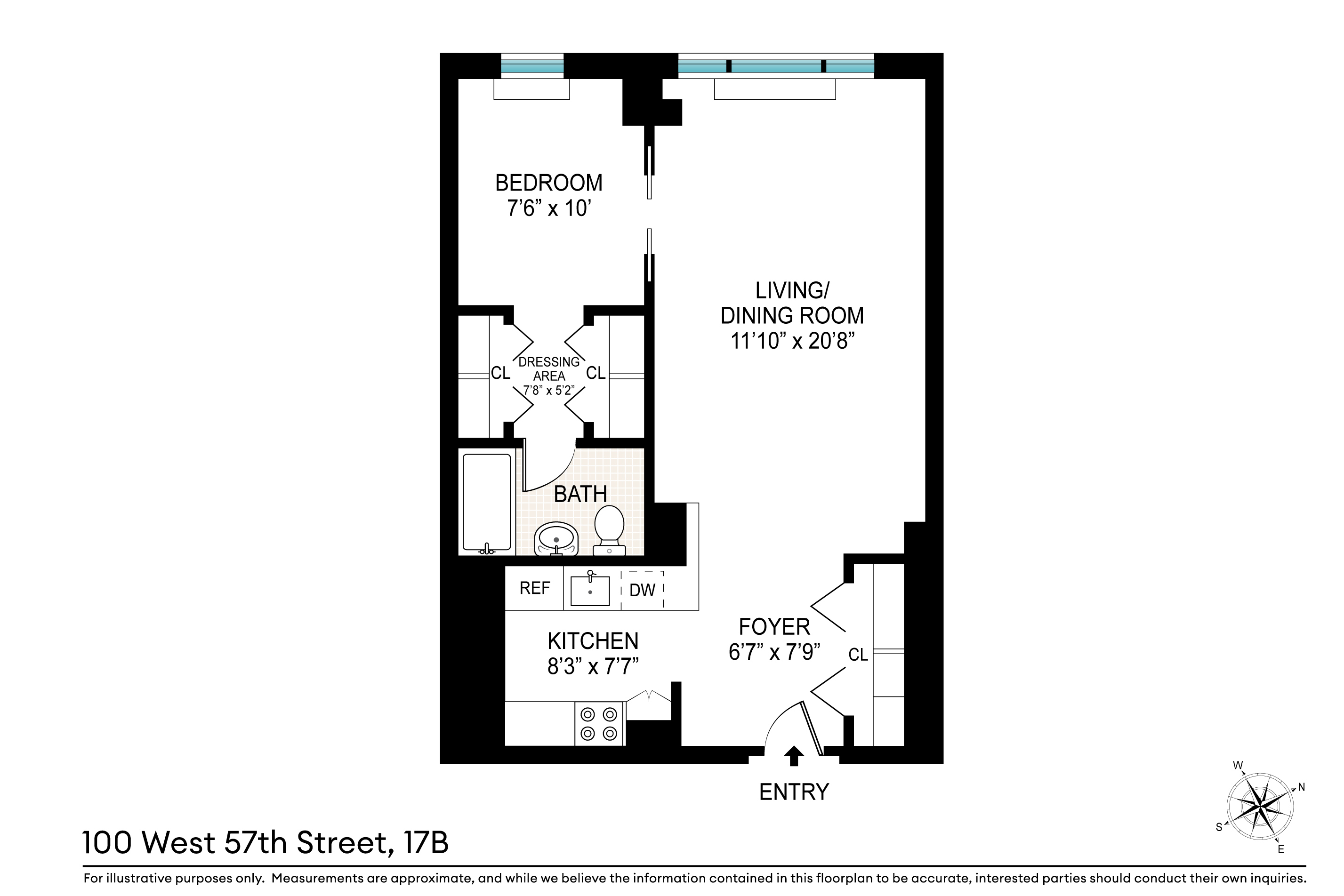 100 West 57th Street 17B Midtown West New York NY 10019