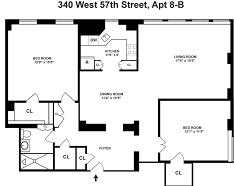 340 West 57th Street 8B Clinton New York NY 10019
