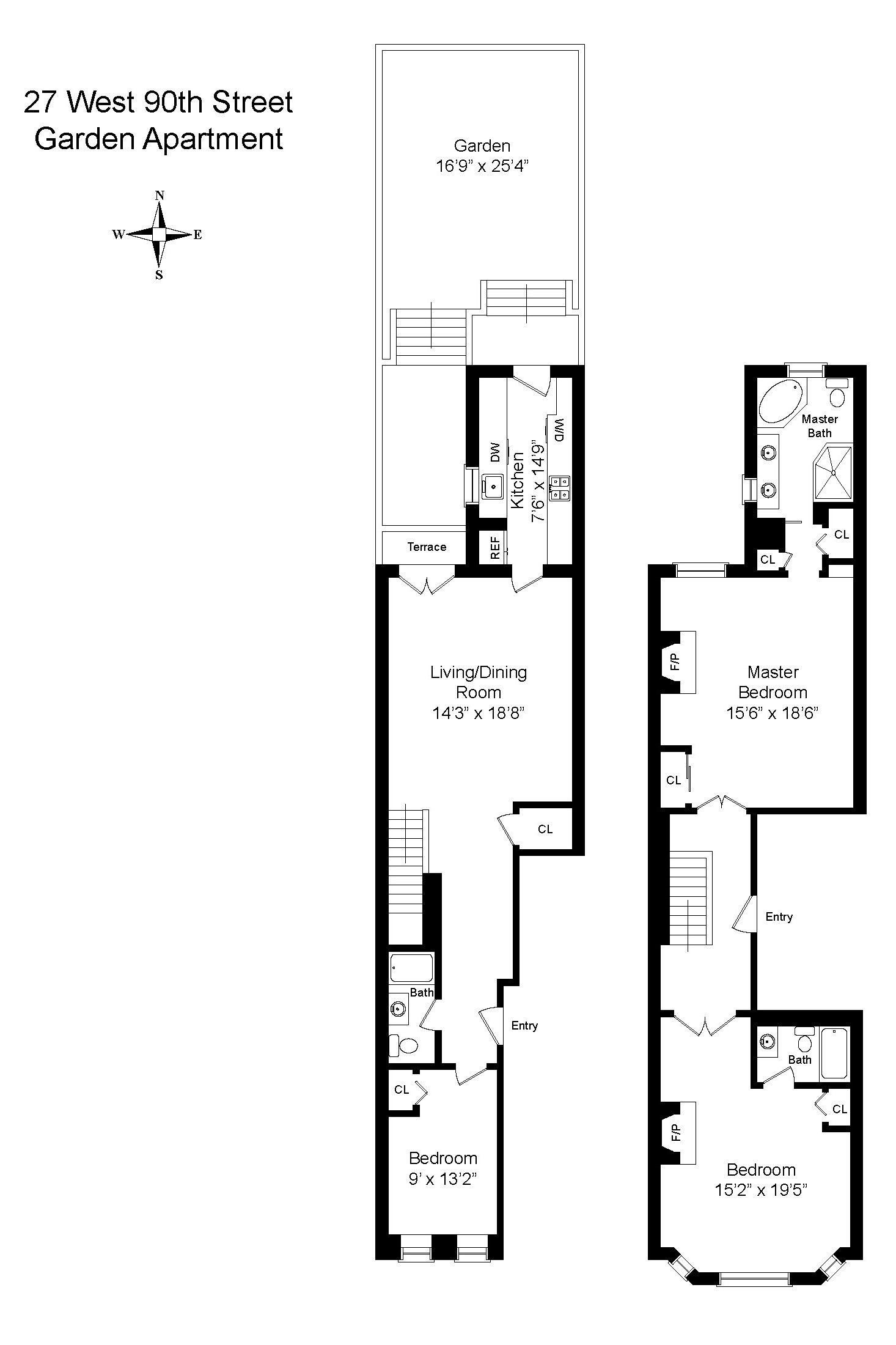 27 West 90th Street Upper West Side New York NY 10024