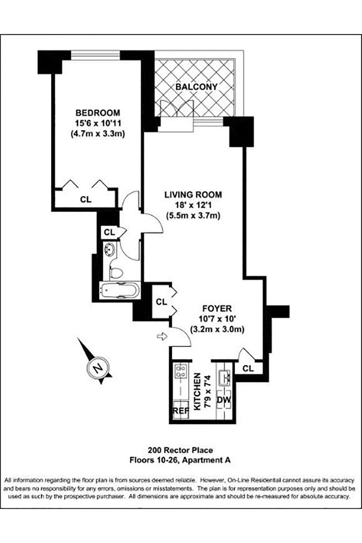 200 Rector Place Battery Park City New York NY 10280