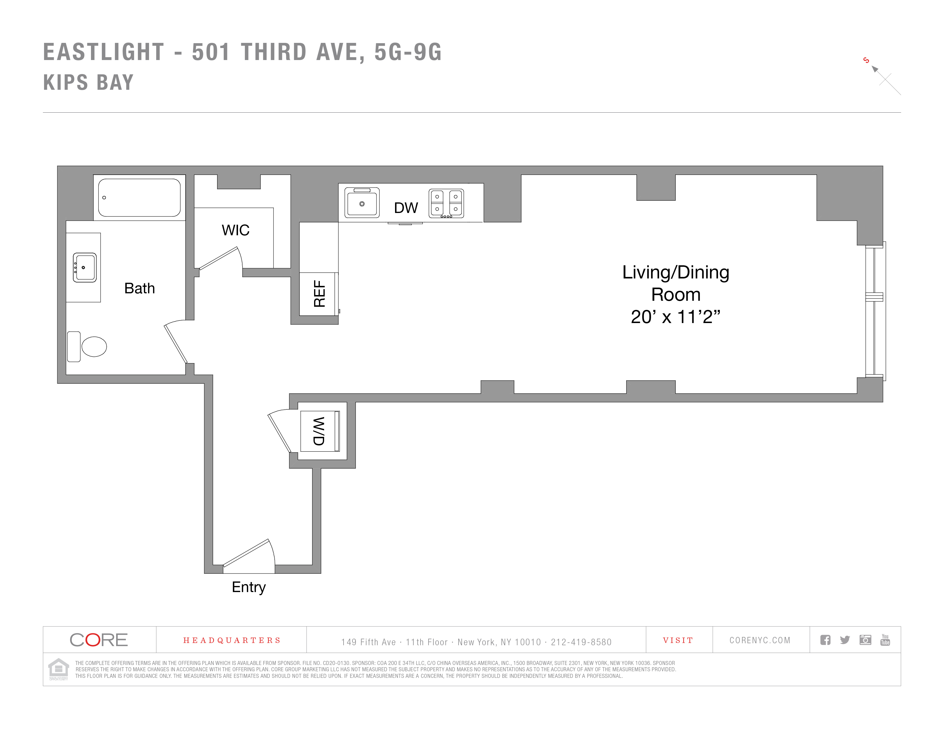 501 Third Avenue 8G Kips Bay New York NY 10016