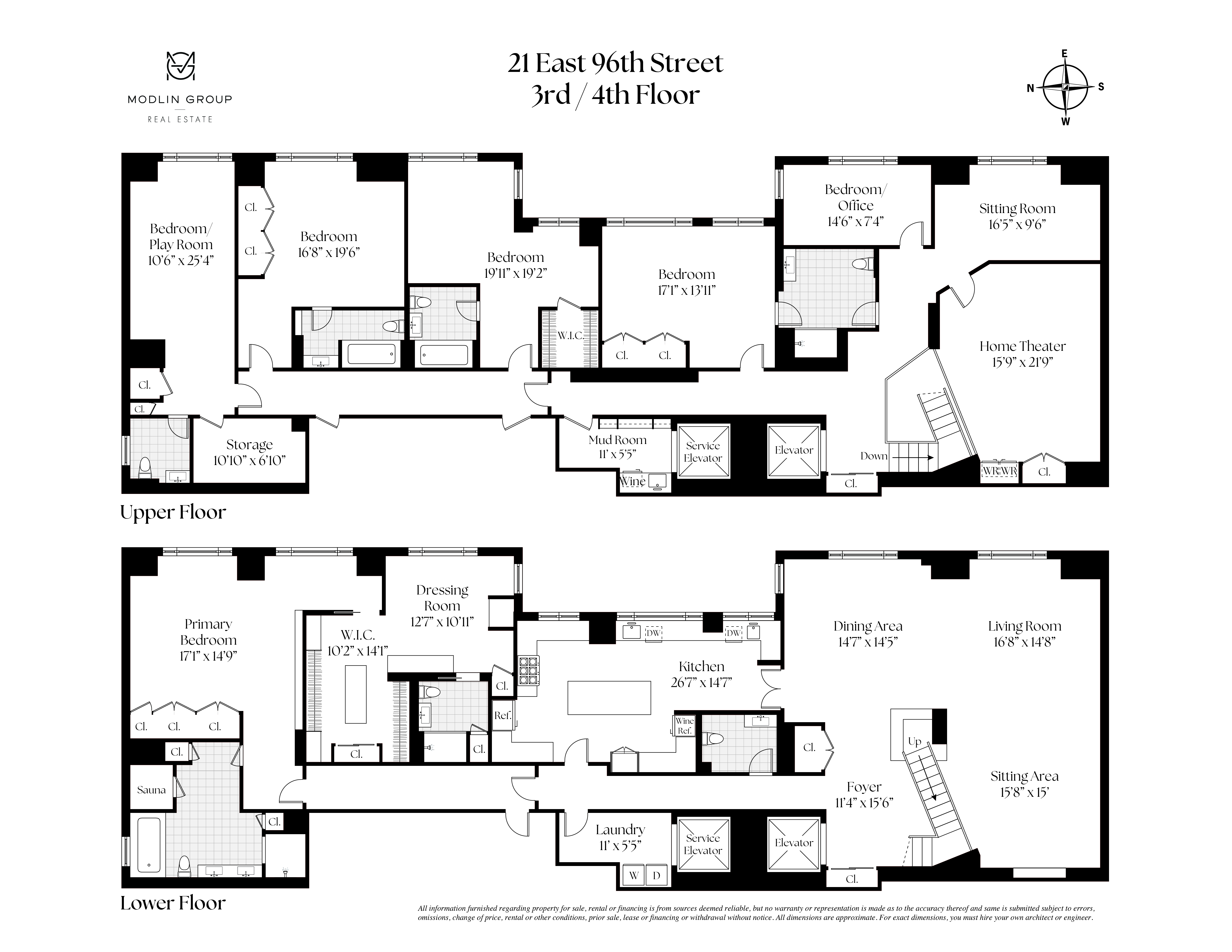 21 East 96th Street 2/3 Upper East Side New York NY 10128