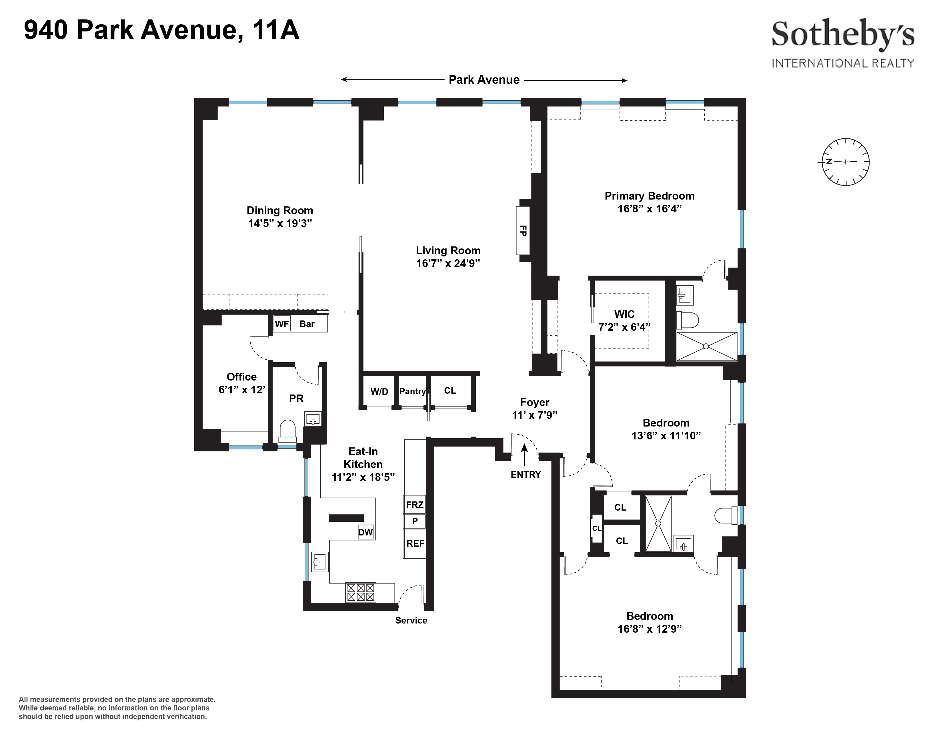 940 Park Avenue 11A Upper East Side New York NY 10028