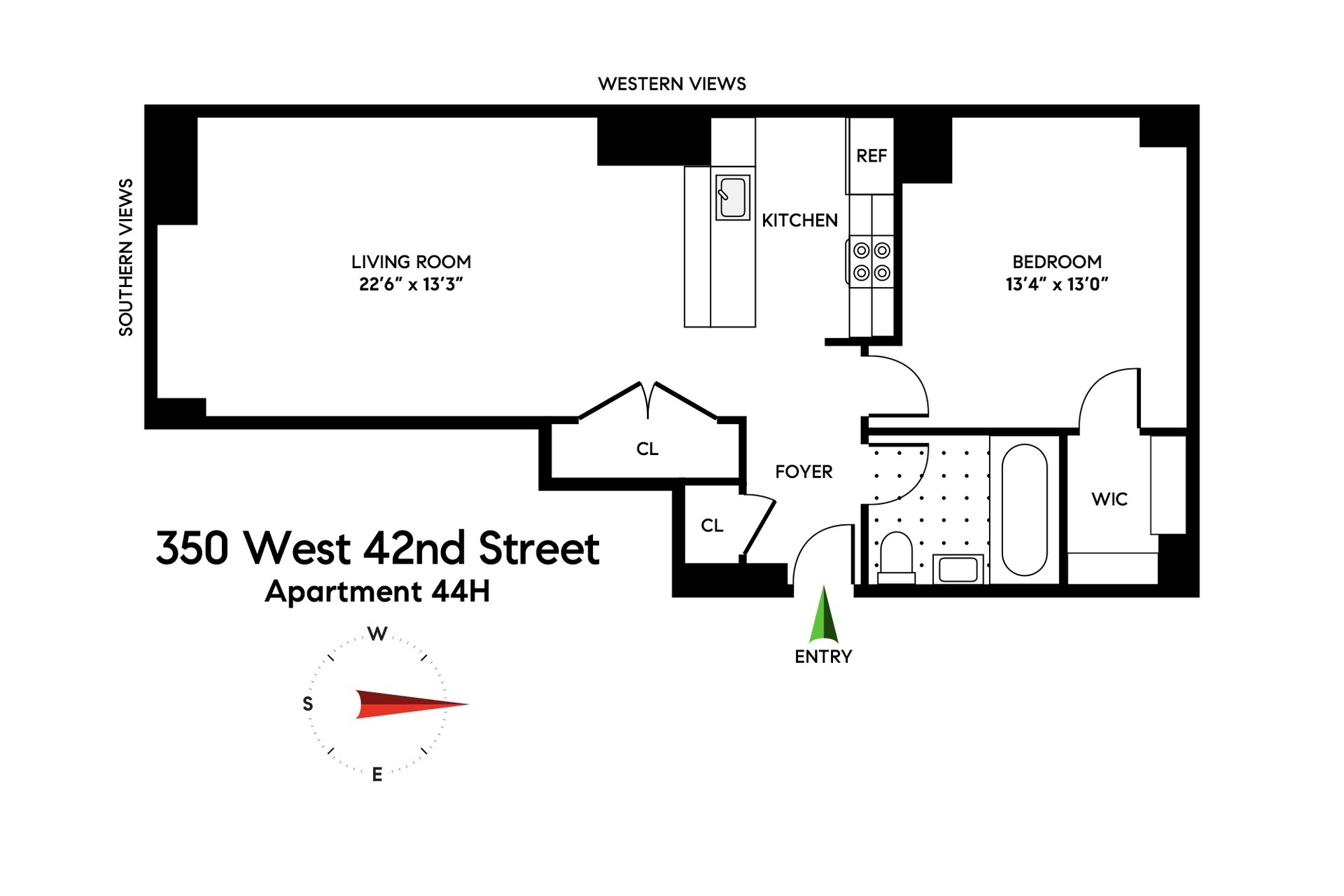 350 West 42nd Street 44H Clinton New York NY 10036