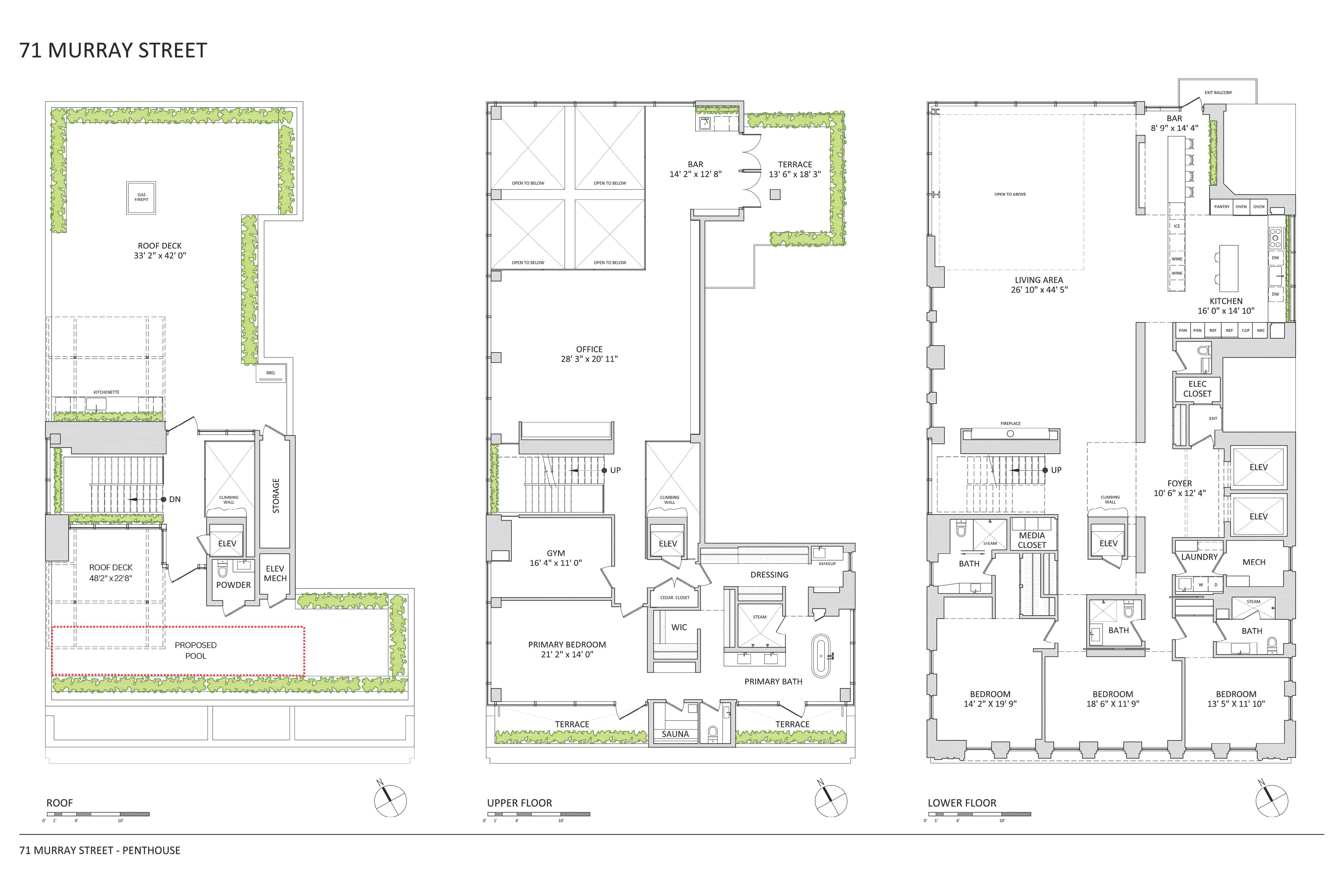 71 Murray Street PH Tribeca New York NY 10007