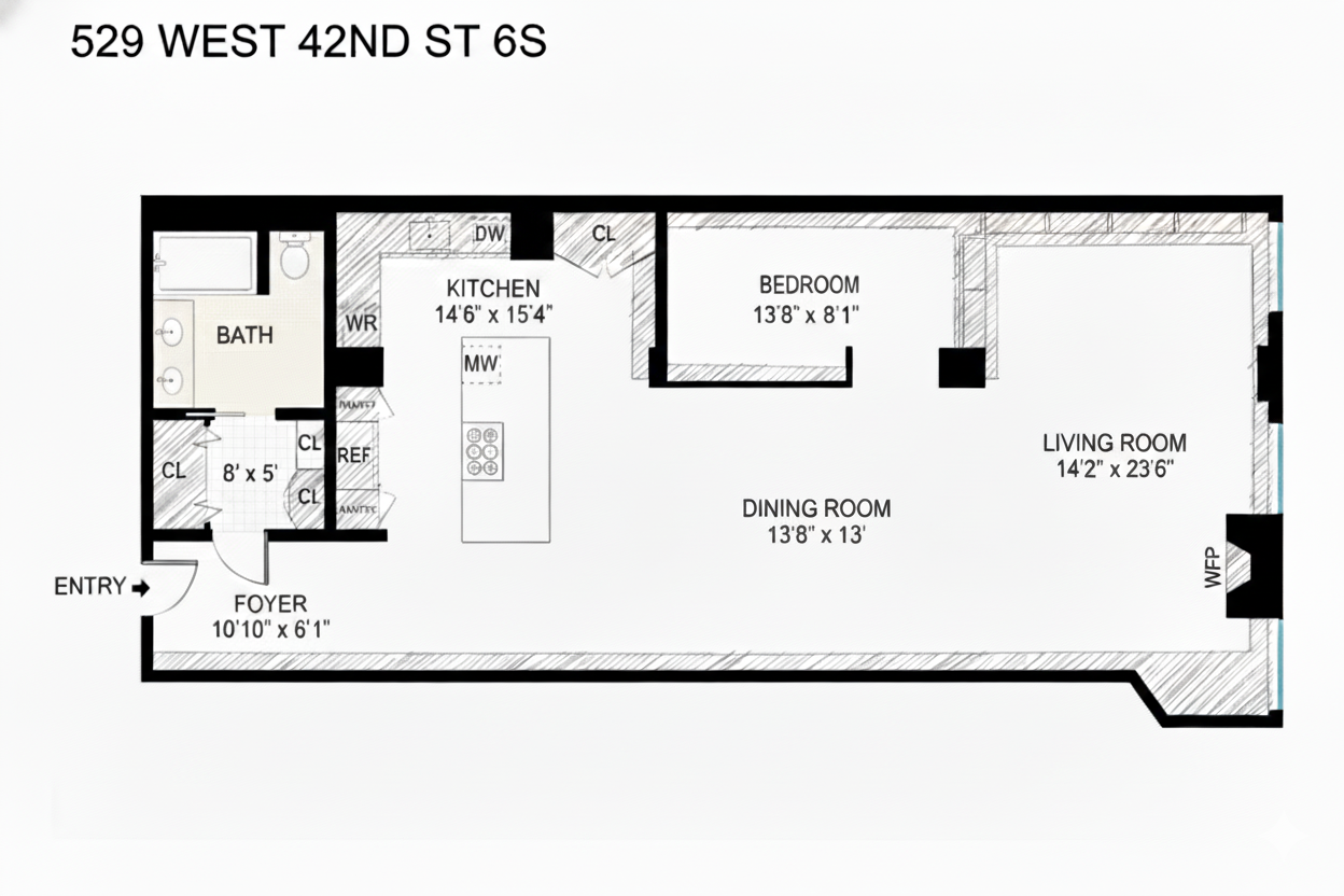 529 West 42nd Street Clinton New York NY 10036