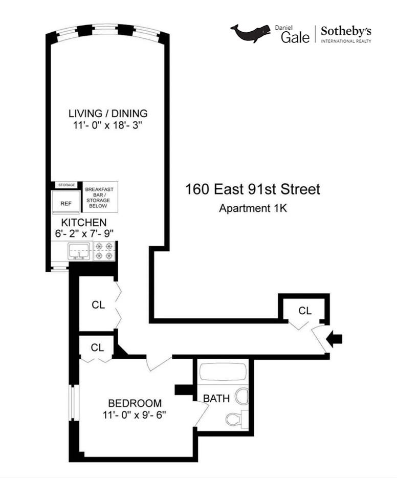 160 East 91st Street 1K Carnegie Hill New York NY 10128