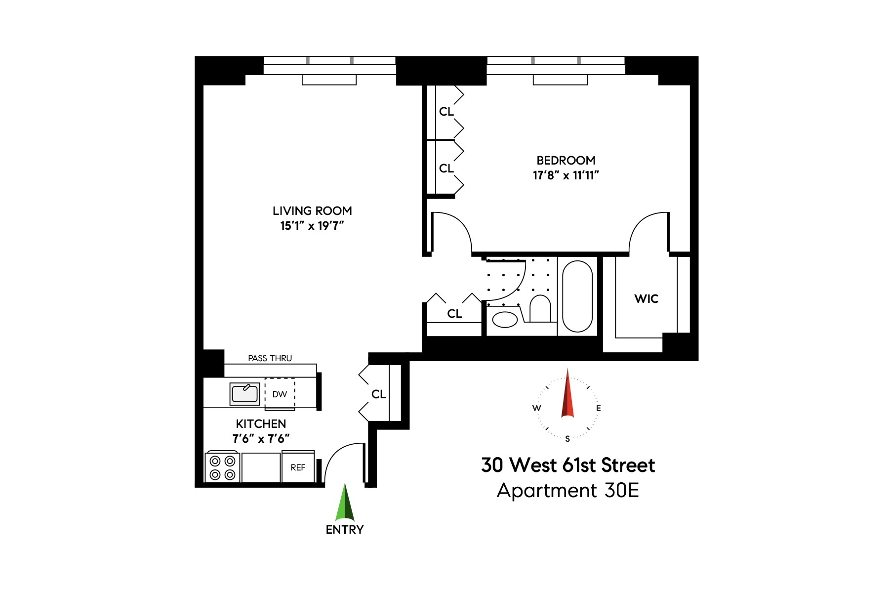 30 West 61st Street 30E Lincoln Square New York NY 10023
