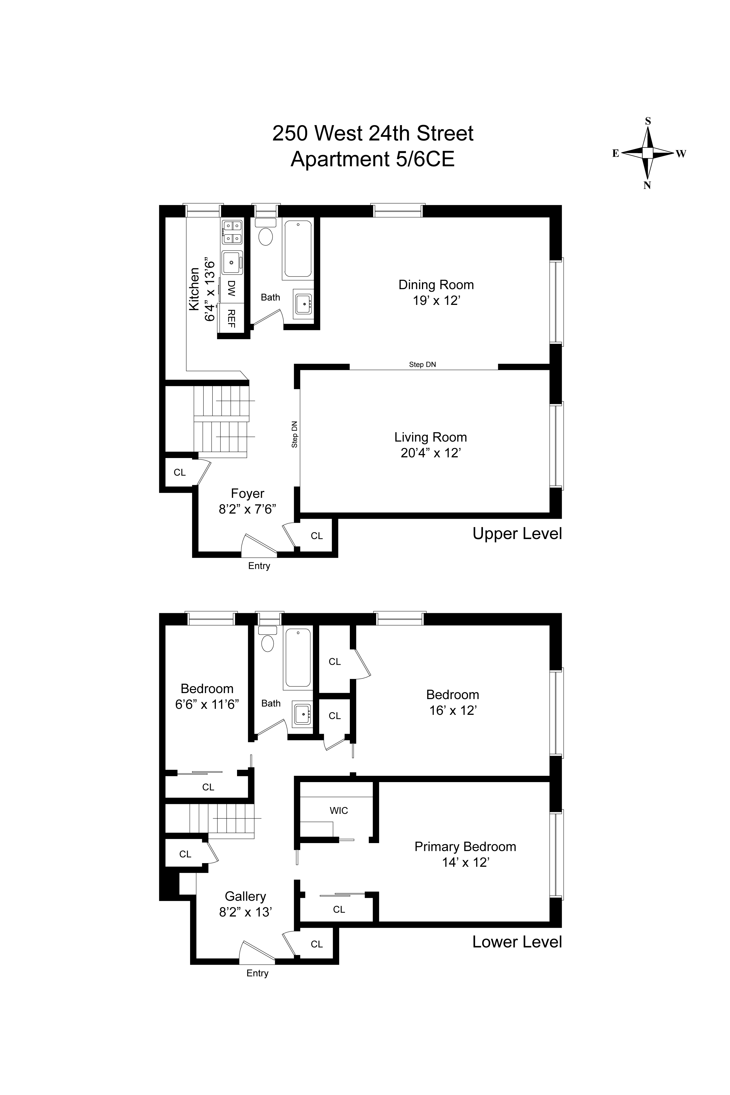 250 West 24th Street 5/6CE Chelsea New York NY 10011