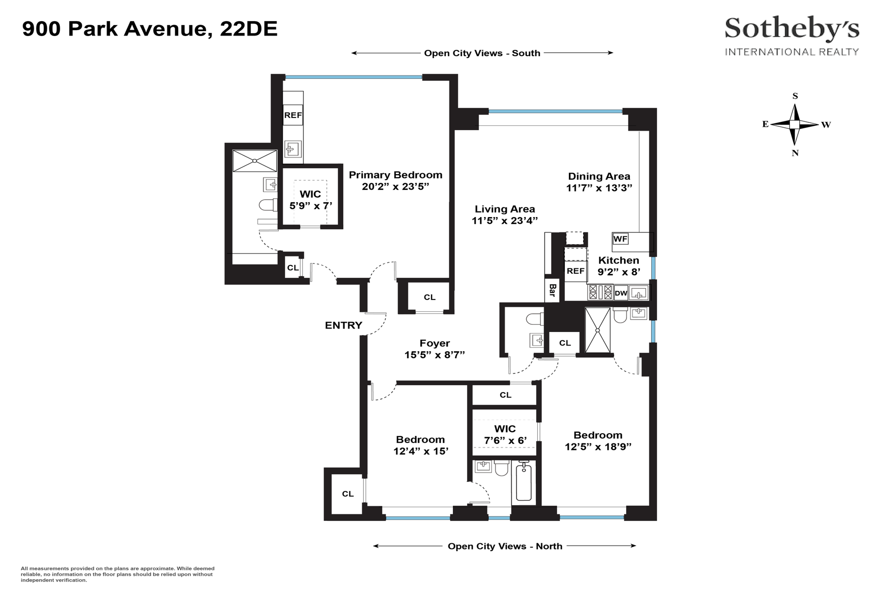 900 Park Avenue 22DE Upper East Side New York NY 10075