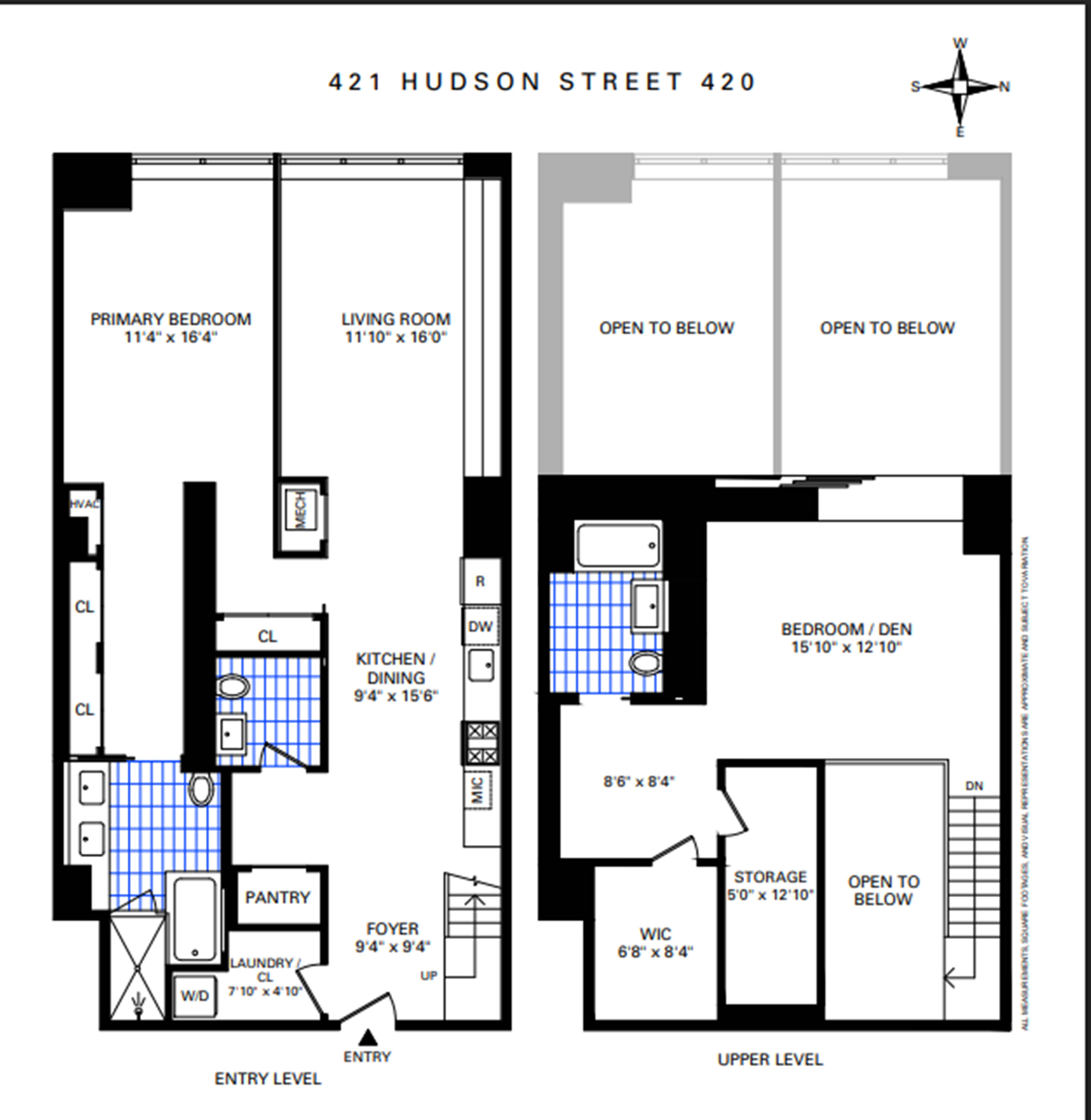 421 Hudson Street 420 W. Greenwich Village New York NY 10014