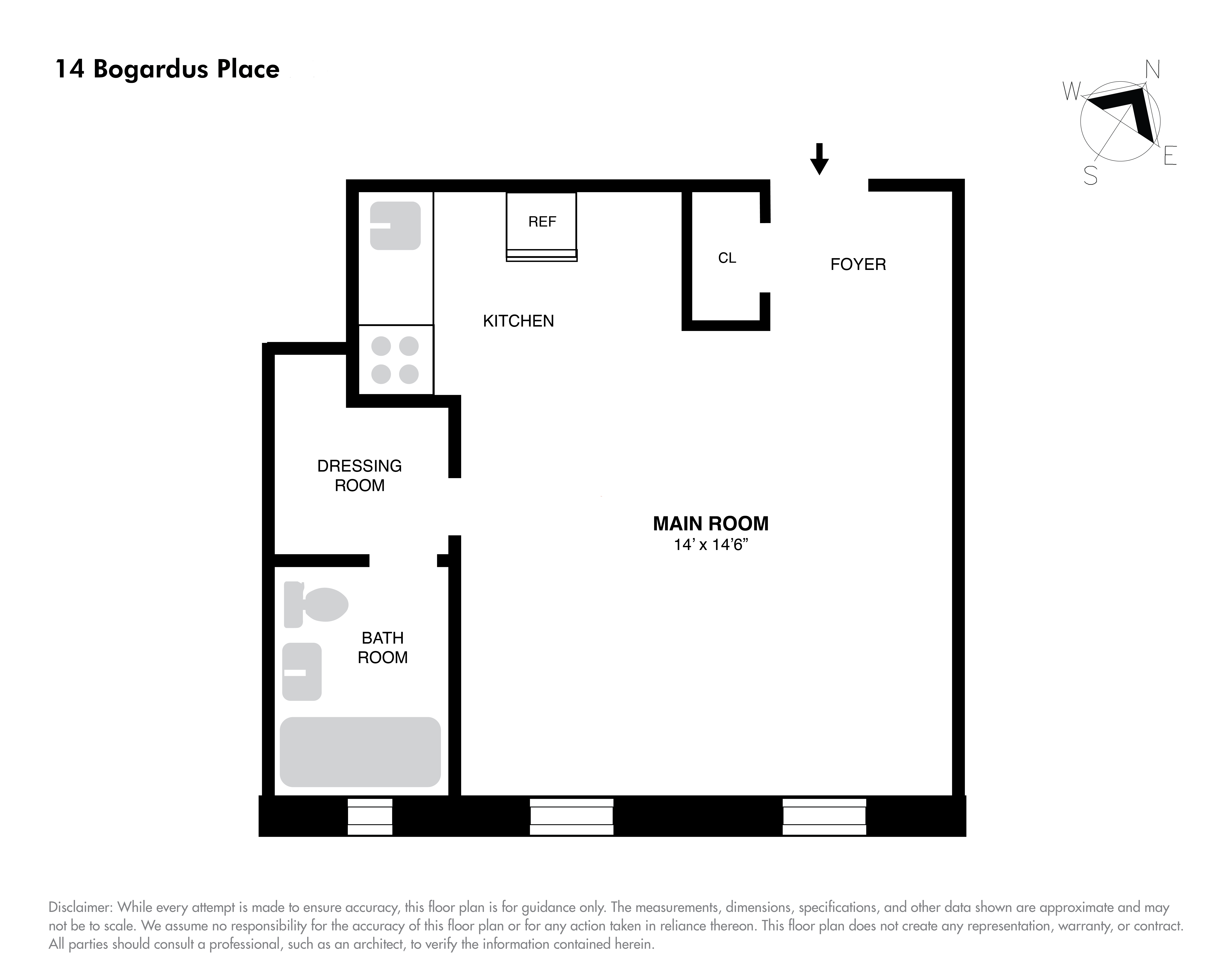 14 Bogardus Place 4V Washington Heights New York NY 10040