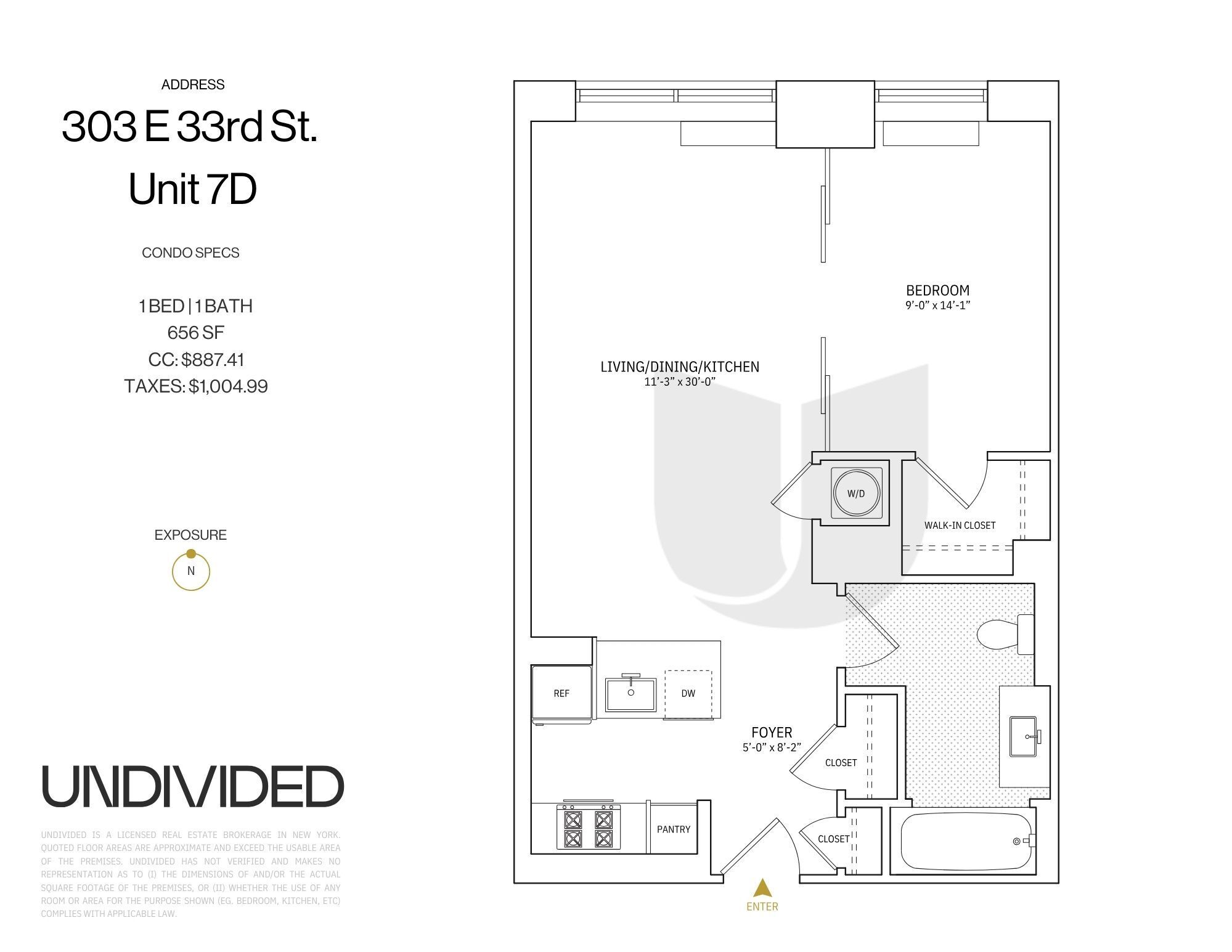 303 East 33rd Street 7D Kips Bay New York NY 10016