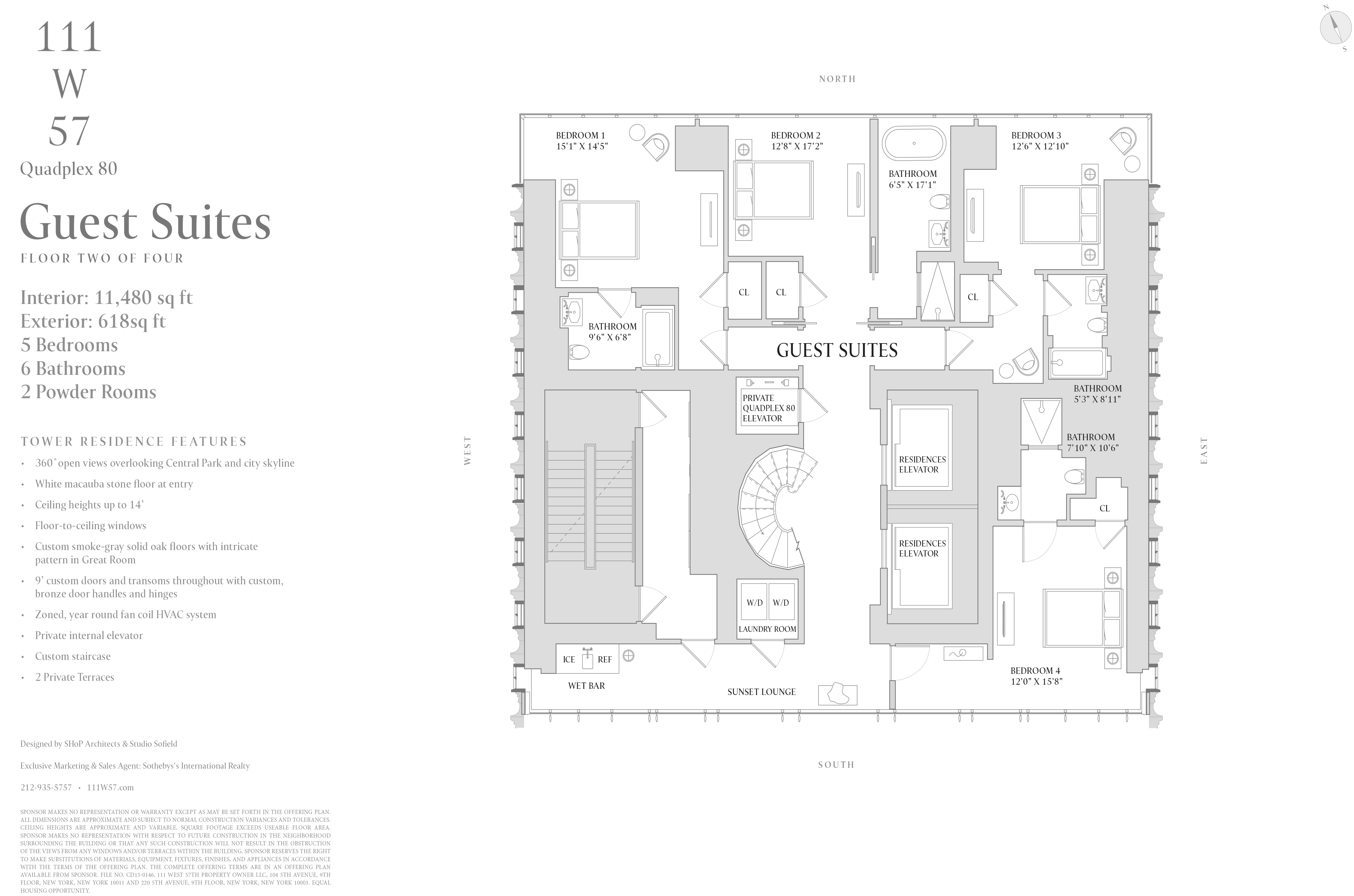 111 West 57th Street QUADPLEX 80 Midtown West New York NY 10019