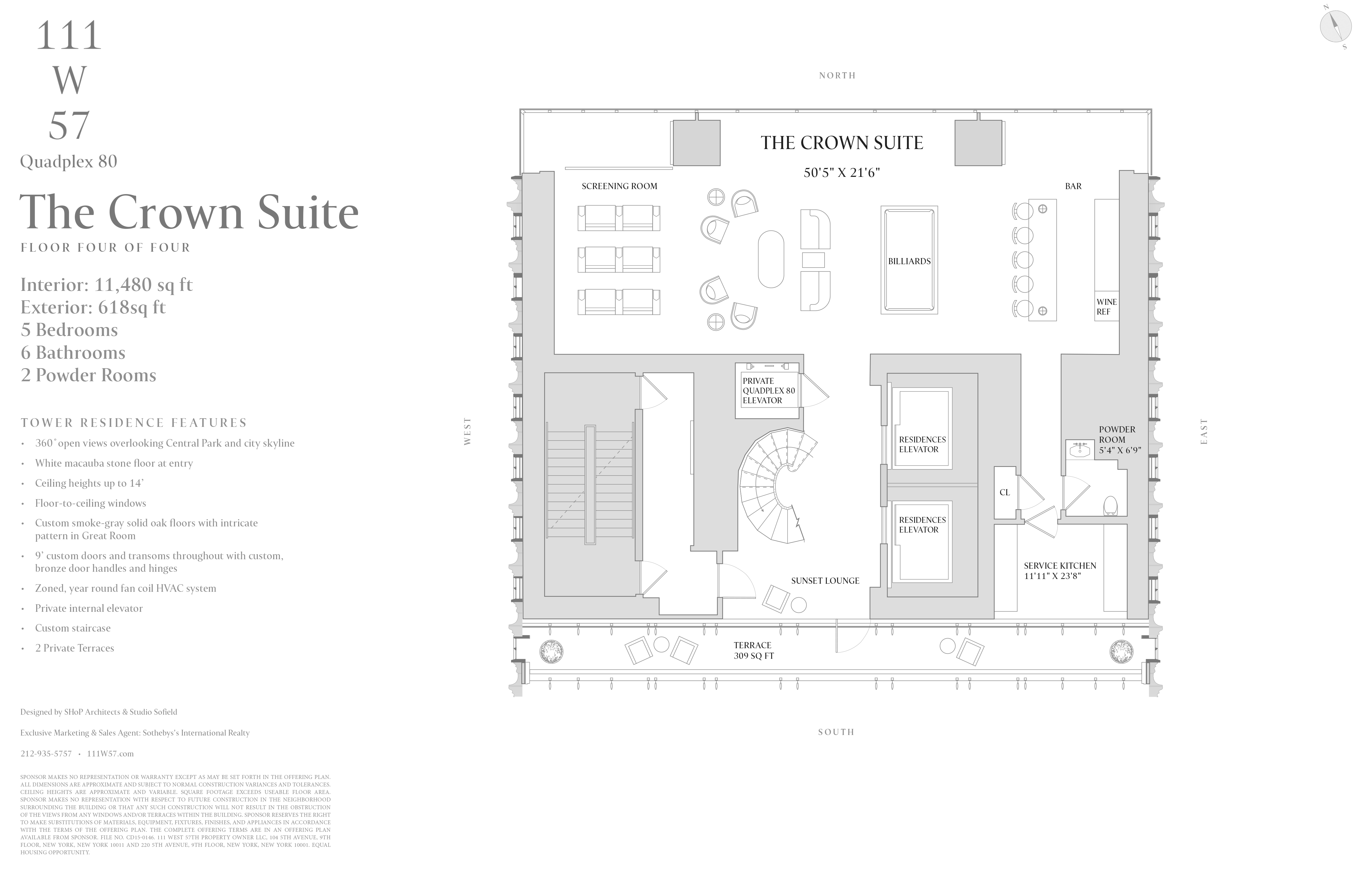 111 West 57th Street QUADPLEX 80 Midtown West New York NY 10019