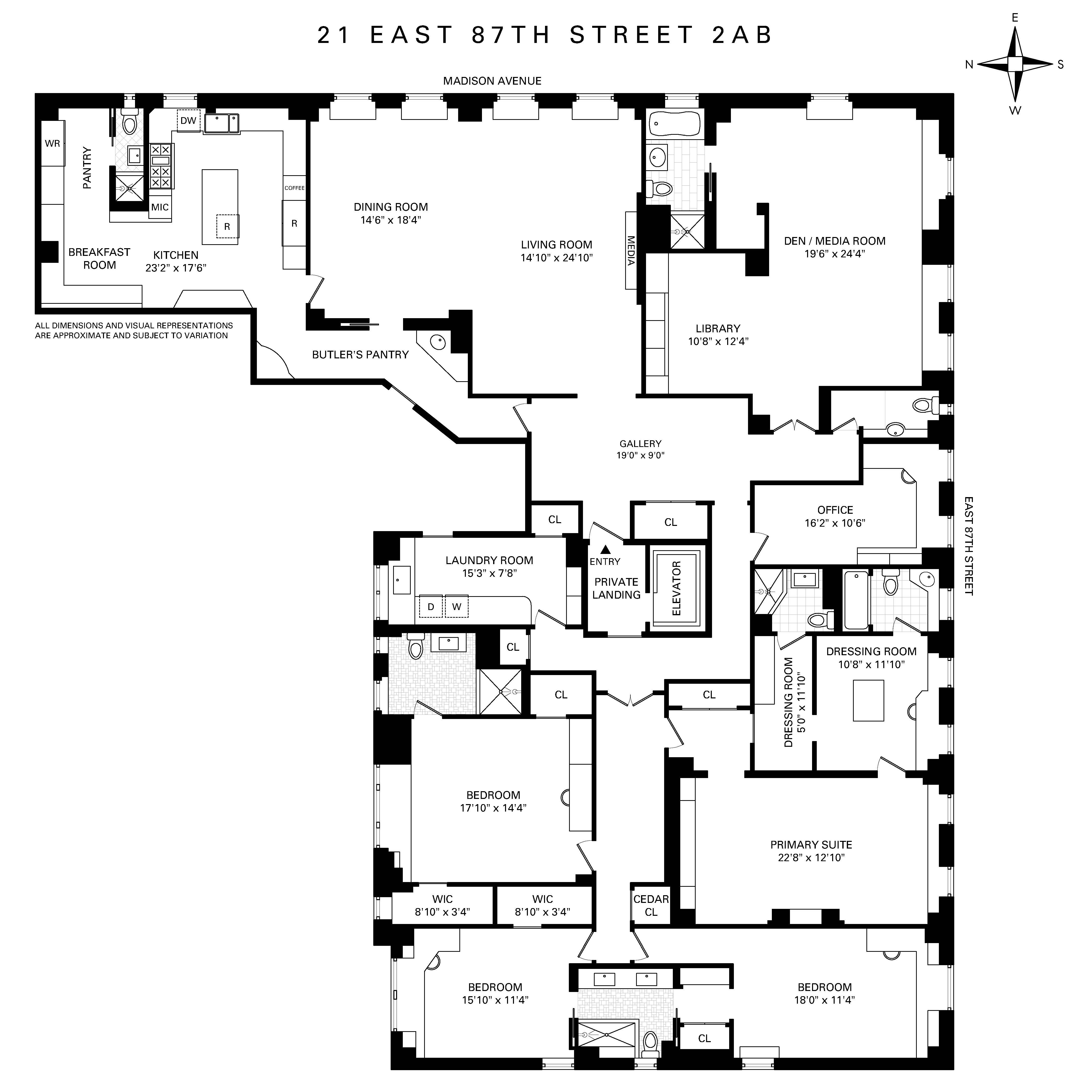 21 East 87th Street Carnegie Hill New York NY 10128