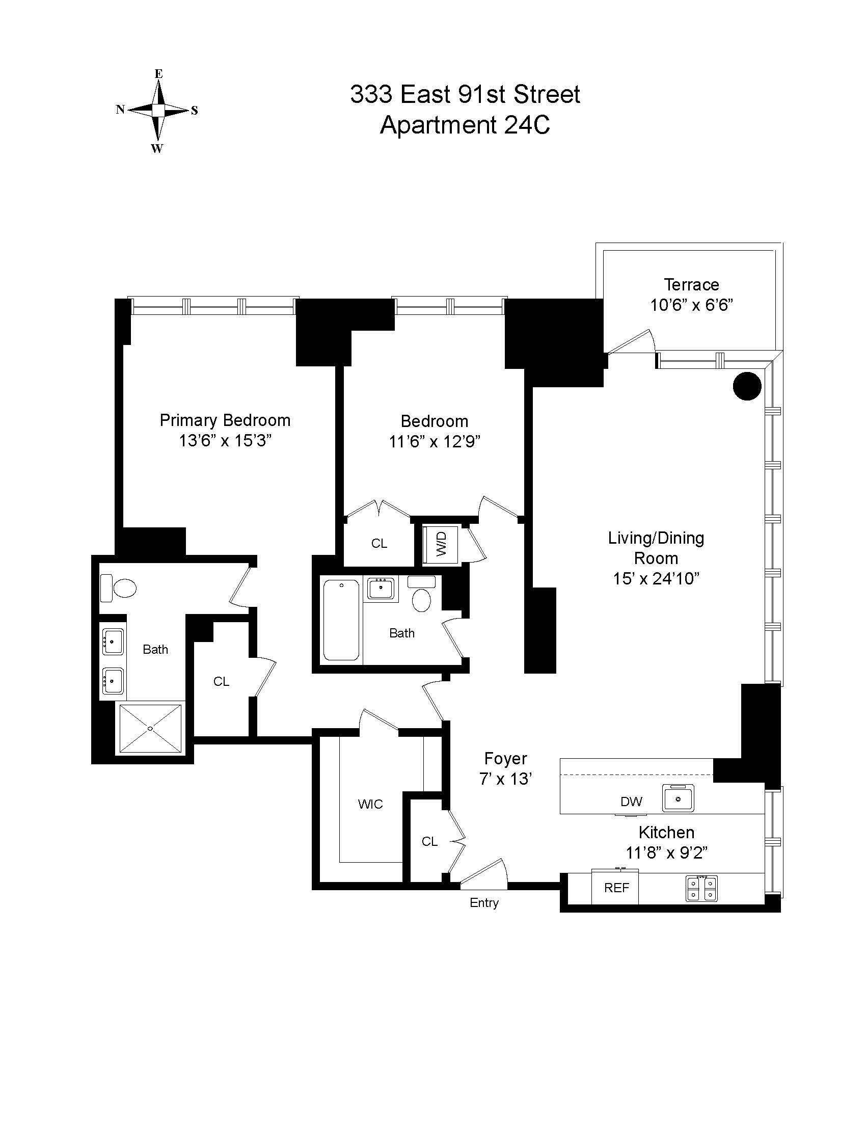 333 East 91st Street 24C Upper East Side New York NY 10128