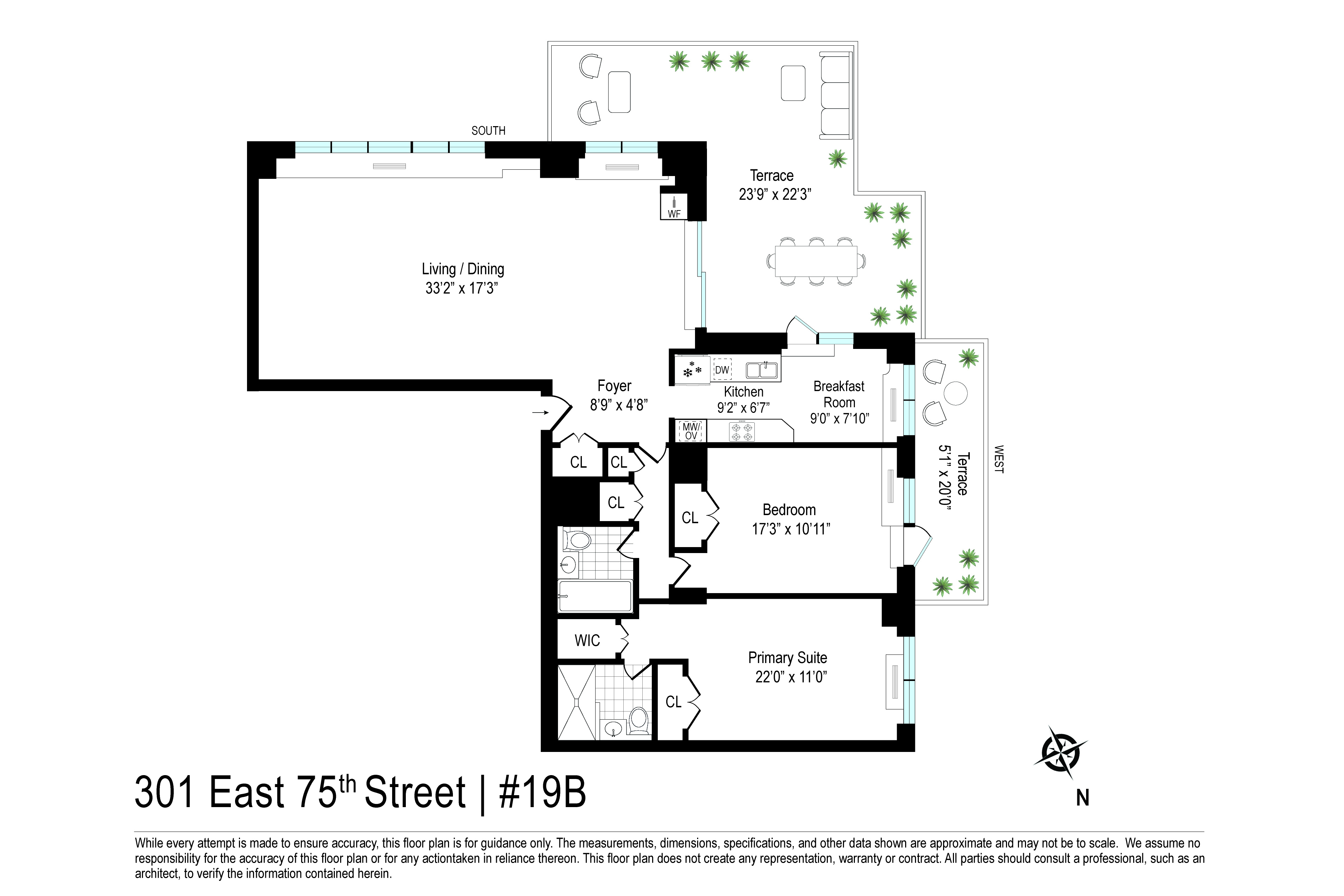 301 East 75th Street 19B Upper East Side New York NY 10021