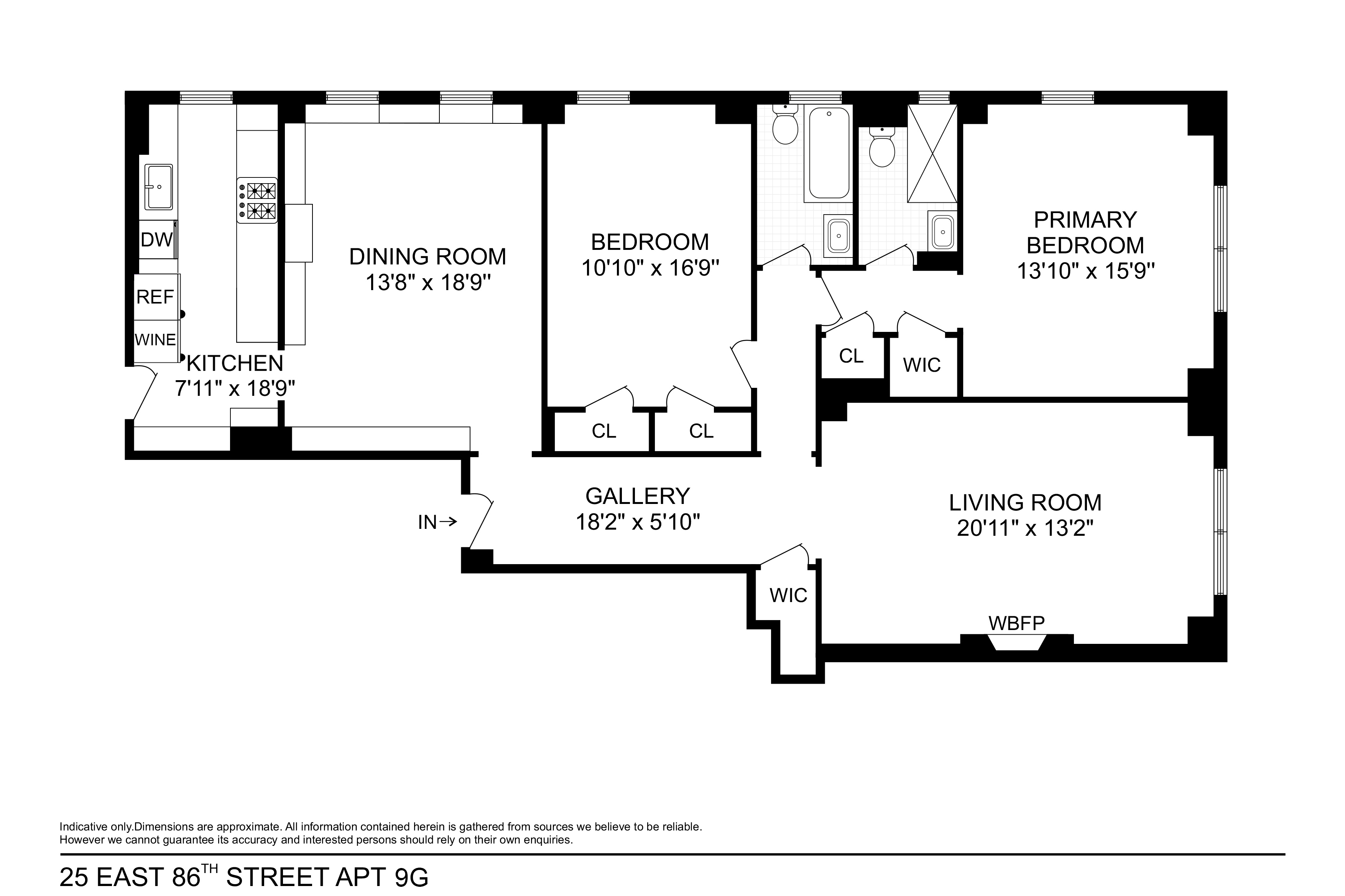 25 East 86th Street 9G Carnegie Hill New York NY 10028