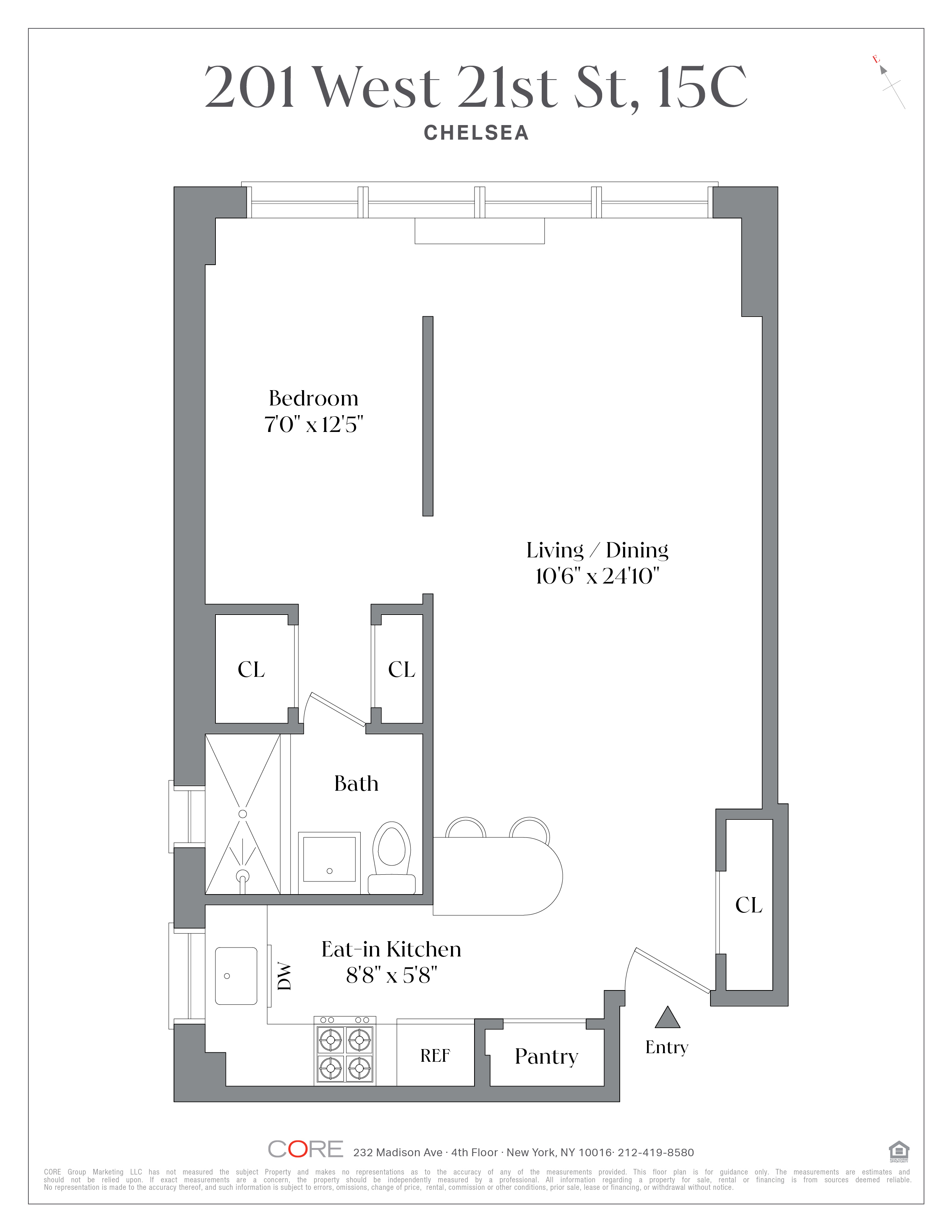 201 West 21st Street 15C Chelsea New York NY 10011