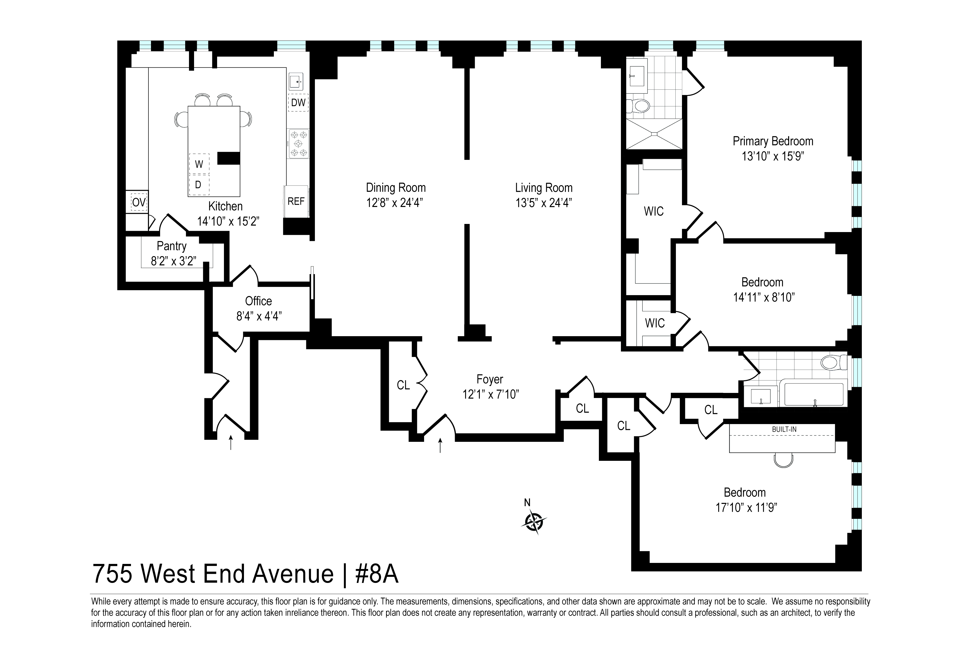755 West End Avenue Upper West Side New York NY 10025