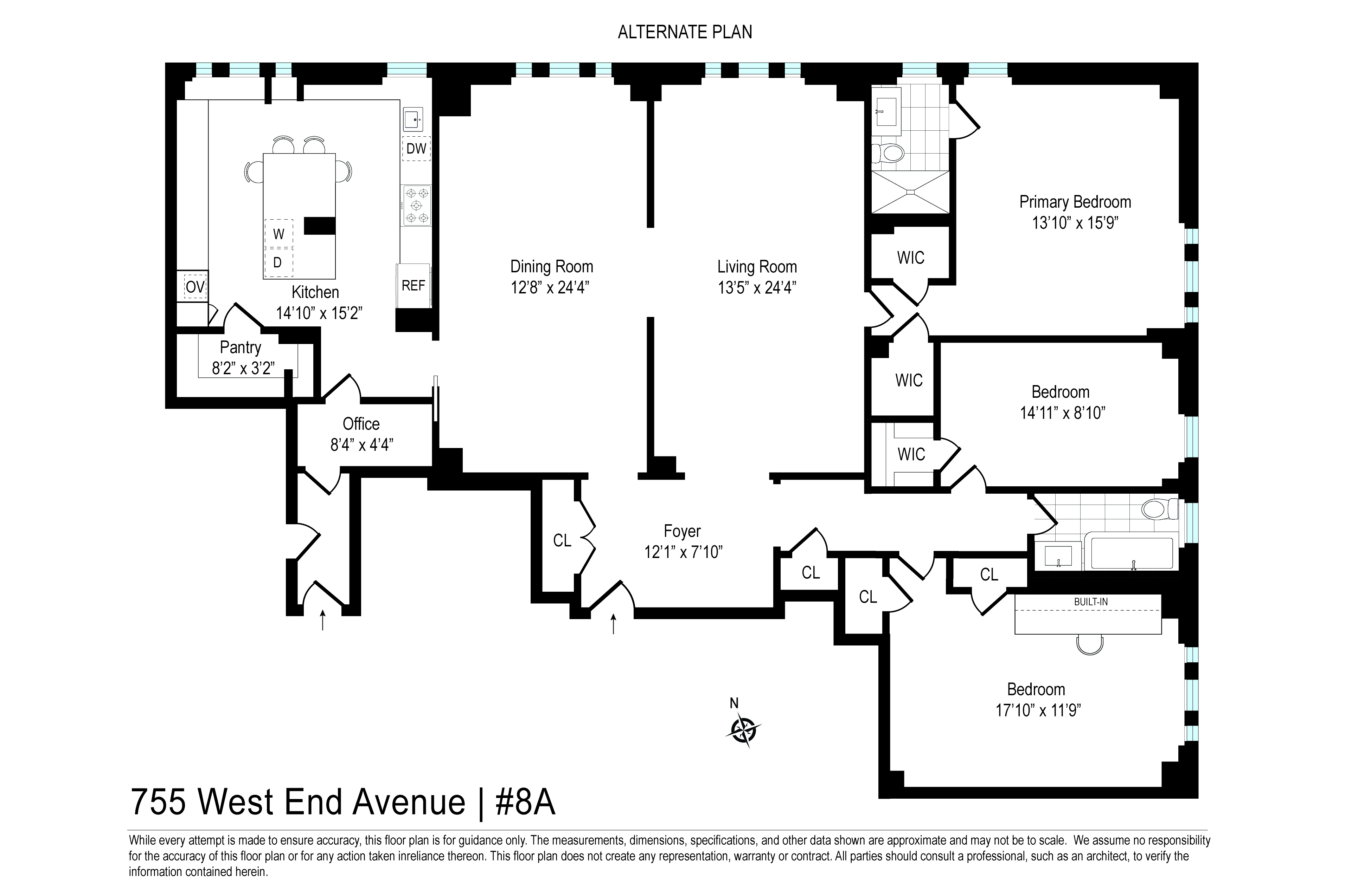 755 West End Avenue Upper West Side New York NY 10025