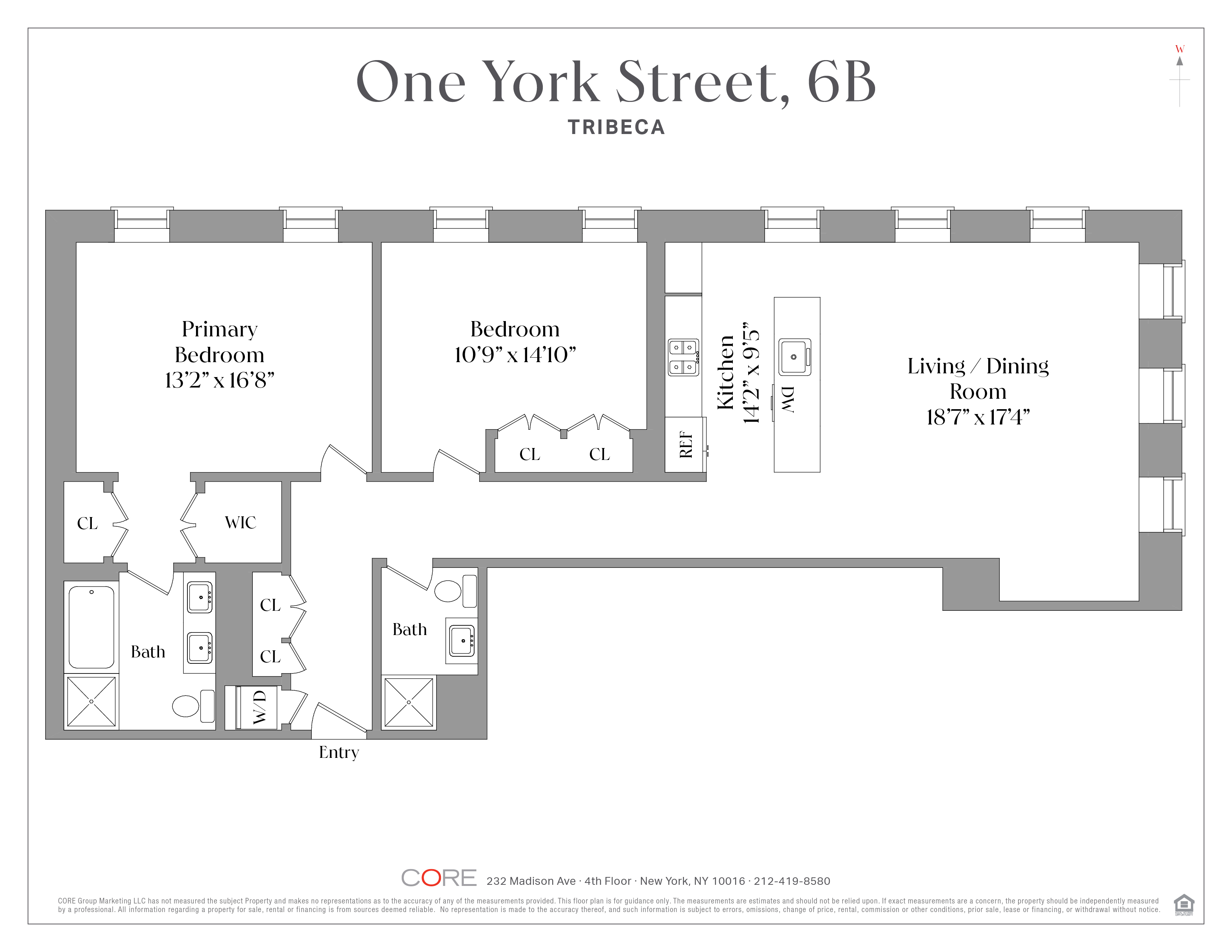 1 York Street 6B Tribeca New York NY 10013