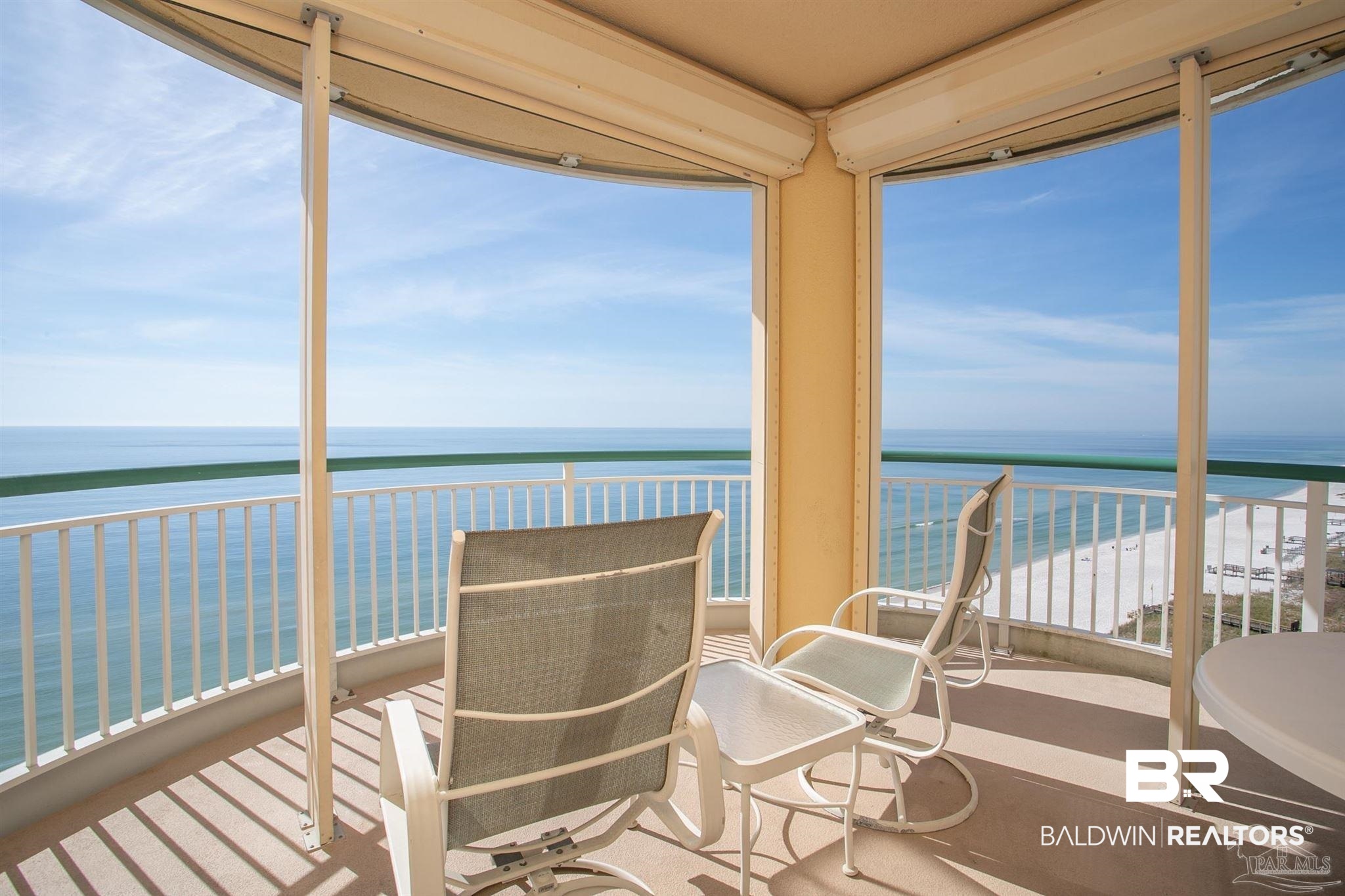 Explore this meticulously cared for single-owner beach getaway, awaiting your personal tour. Schedule your viewing today and discover your next dream residence - A beautiful fully furnished 2-bedroom, 2-bath condo. Enjoy entertaining family and friends on your expansive Gulf Front balcony, while taking in the sights and sounds of the Gulf of Mexico. Among the many features of this unit are a NEW water heater in 2023, NEW air conditioning system with programable thermostat in 2020, upgraded tile flooring throughout the unit, master shower with a built-in bench, granite countertops in the kitchen with tile backsplash and under-counter lighting. Balcony hurricane shutters also provide protection and peace of mind. In addition to these great features, the guest bedroom has a pocket door which allows it to be closed off making it a private suite for that area. There is also a storage closet outside the front door for all your beach toys. Also included with the purchase of this unit is a 1 year "Home Warranty Plan" for peace of mind. The Beach Colony complex features a gated entrance, 3 swimming pools including an indoor heated pool, tennis courts, a dog park, fitness room with state-of-the-art equipment as well as a full-time maintenance department and an on-site Association Manager. For extra security the elevators require a security code for operation. Discover it all and have it all at Beach Colony!