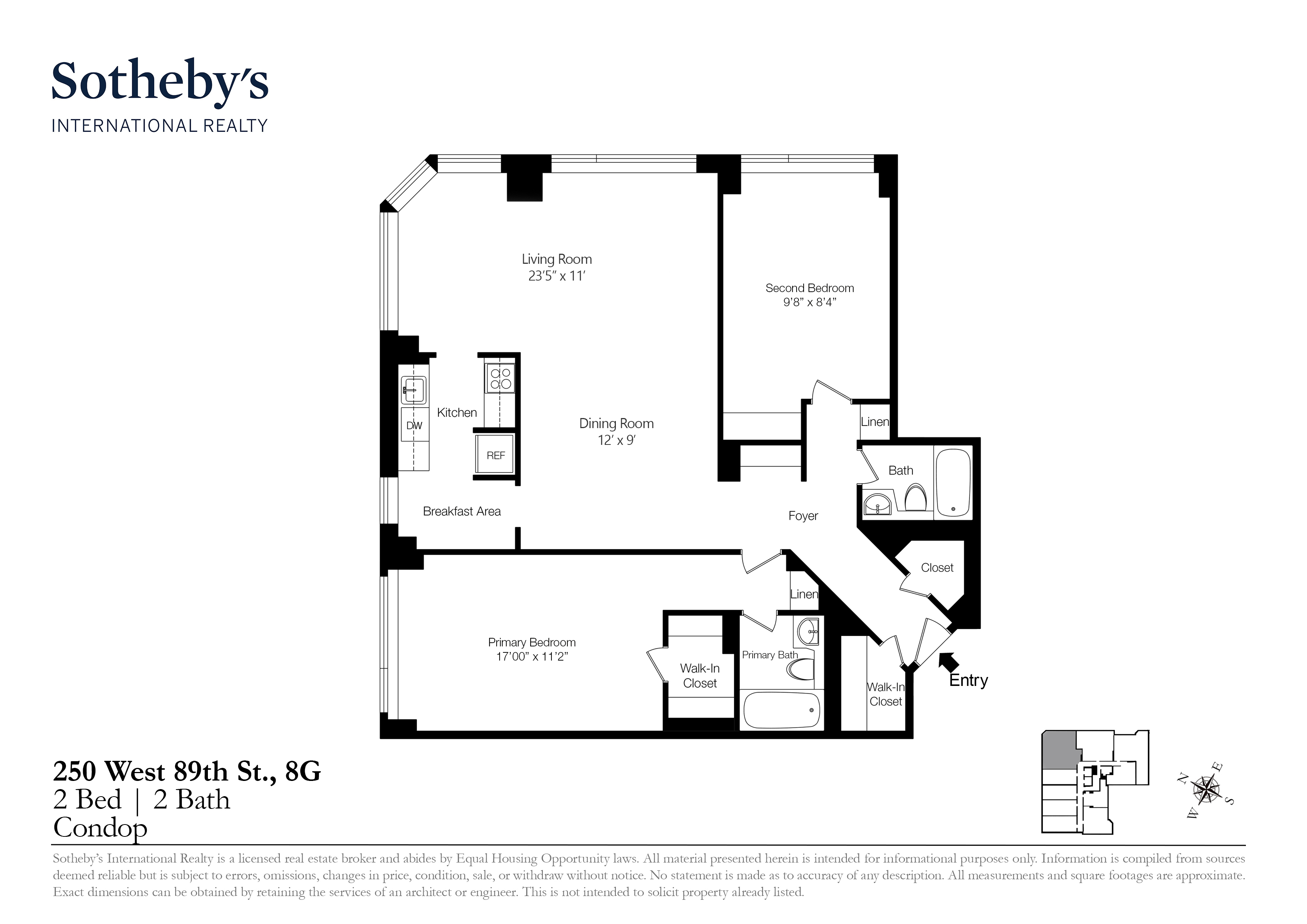 250 West 89th Street Upper West Side New York NY 10024