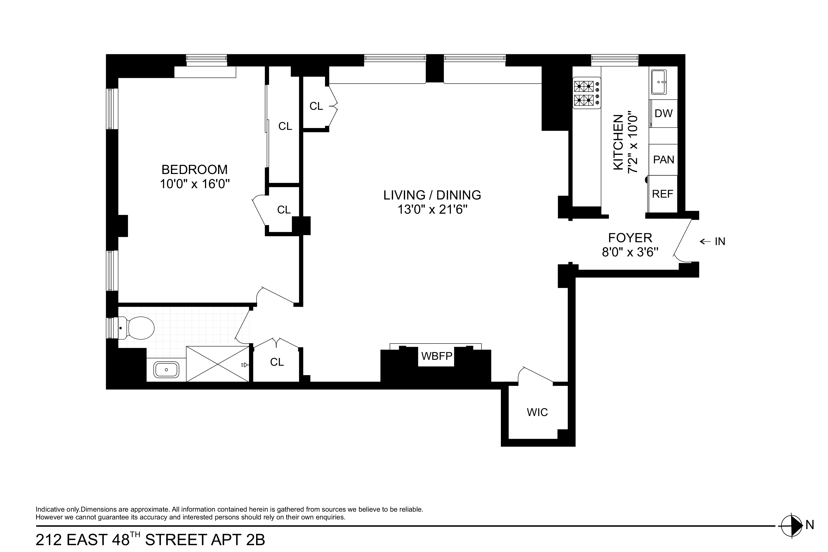 212 East 48th Street 2B Turtle Bay New York NY 10017