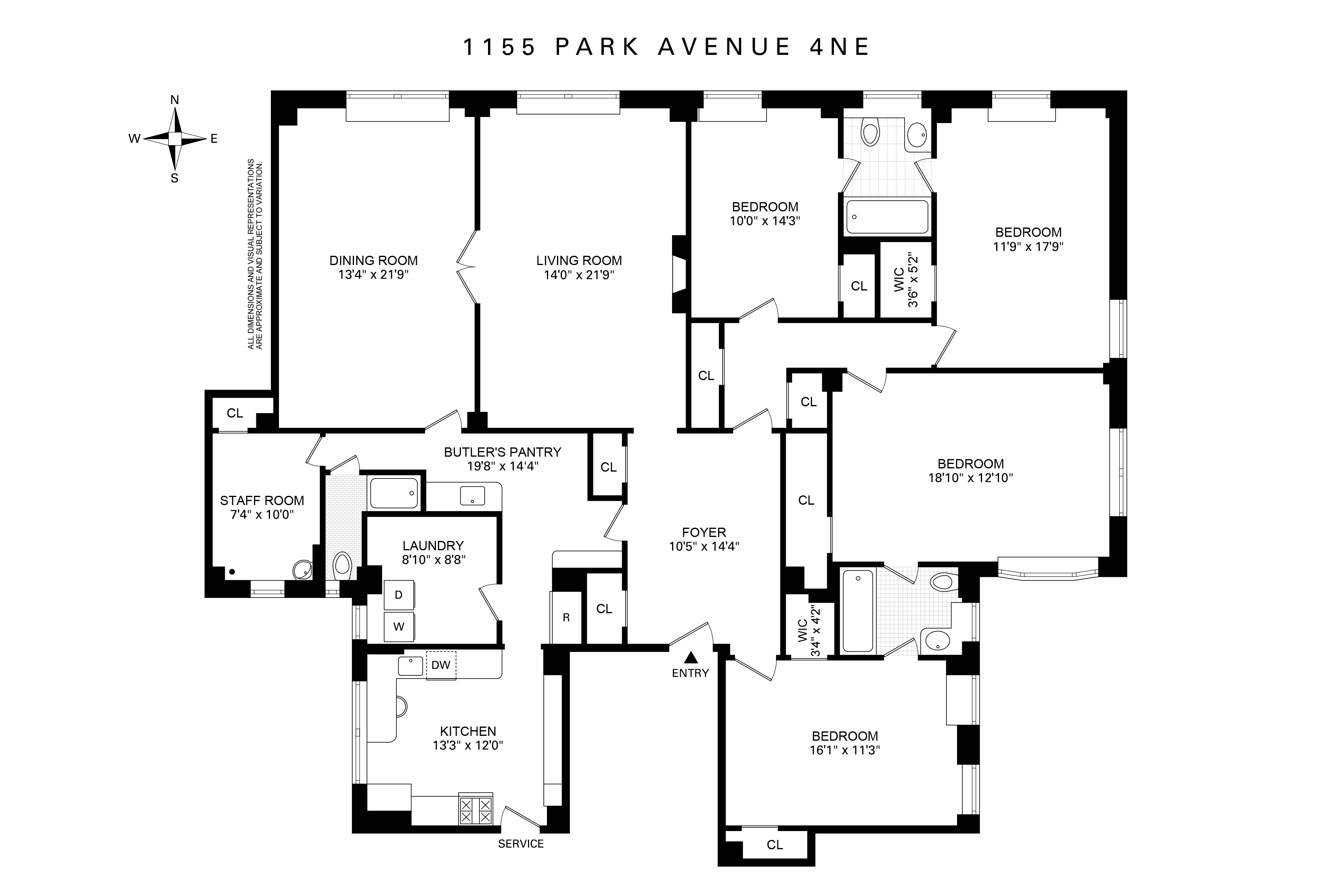 1155 Park Avenue 4NE Carnegie Hill New York NY 10128