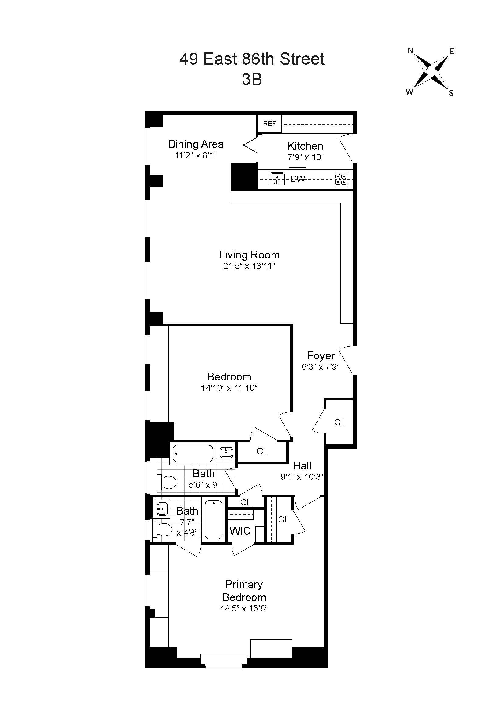 49 East 86th Street 3B Carnegie Hill New York NY 10028