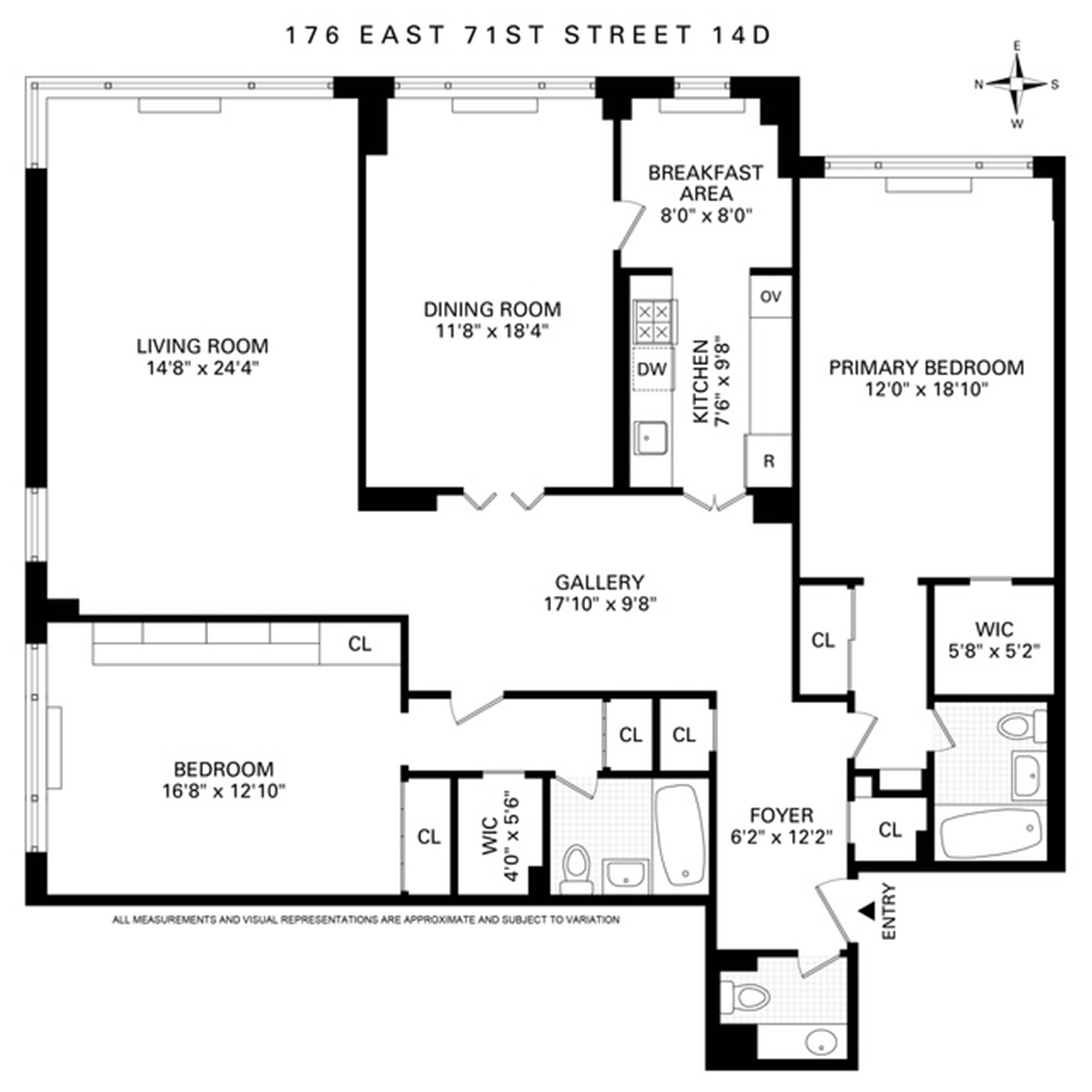 176 East 71st Street 14D Upper East Side New York NY 10021