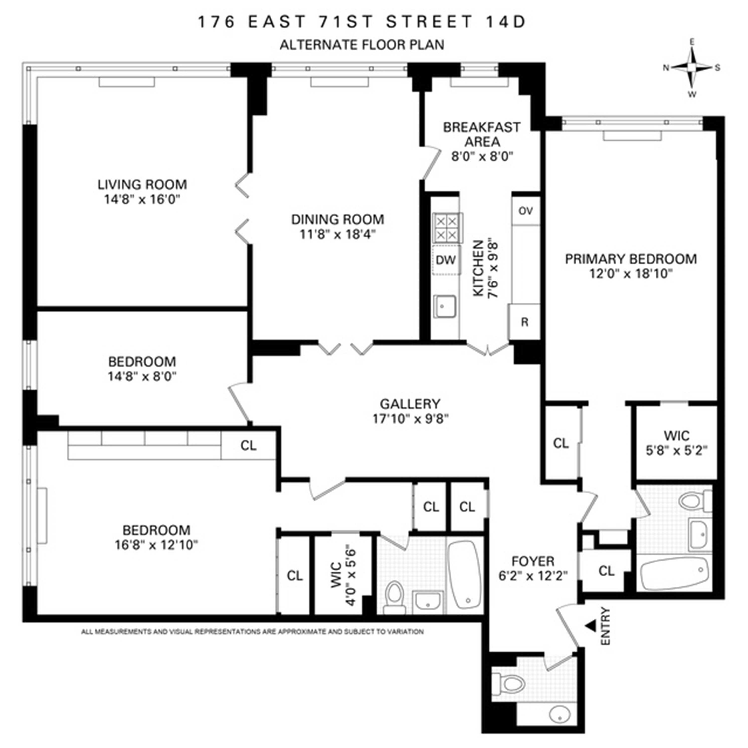 176 East 71st Street 14D Upper East Side New York NY 10021