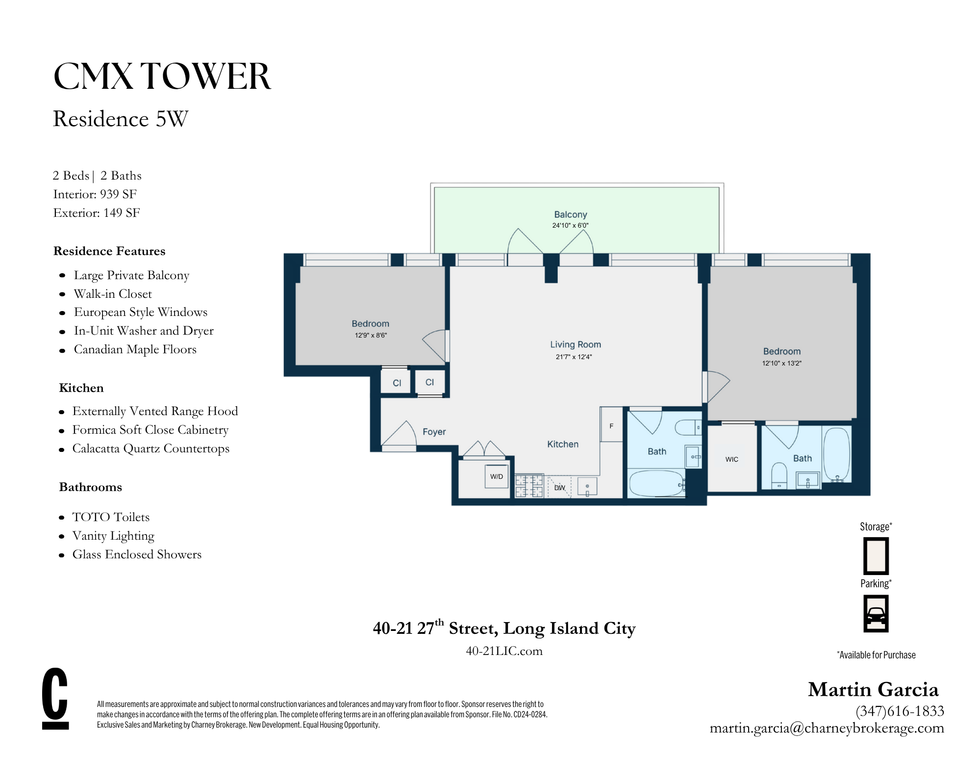 40-21 27th Street 5W Long Island City Queens NY 11101