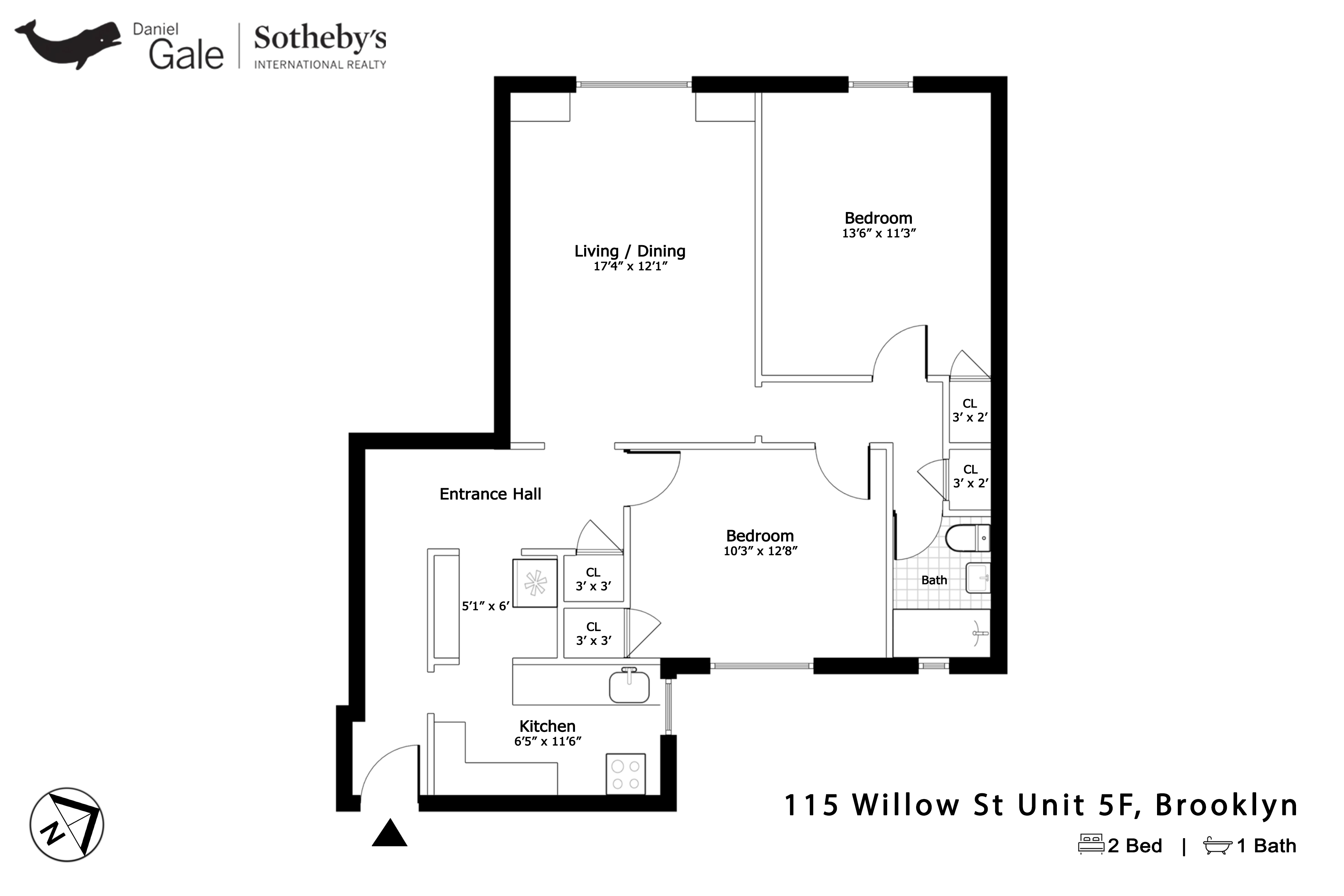 115 Willow Street 5F Brooklyn Heights Brooklyn NY 11201