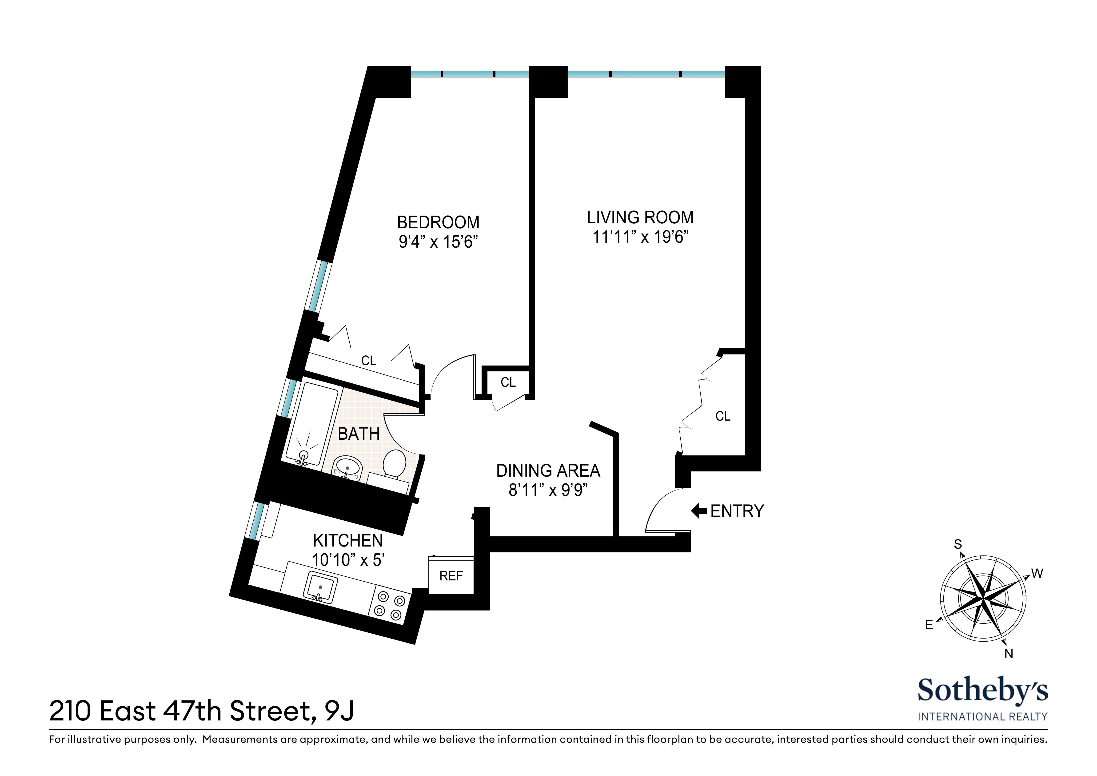 210 East 47th Street 9J Turtle Bay New York NY 10017