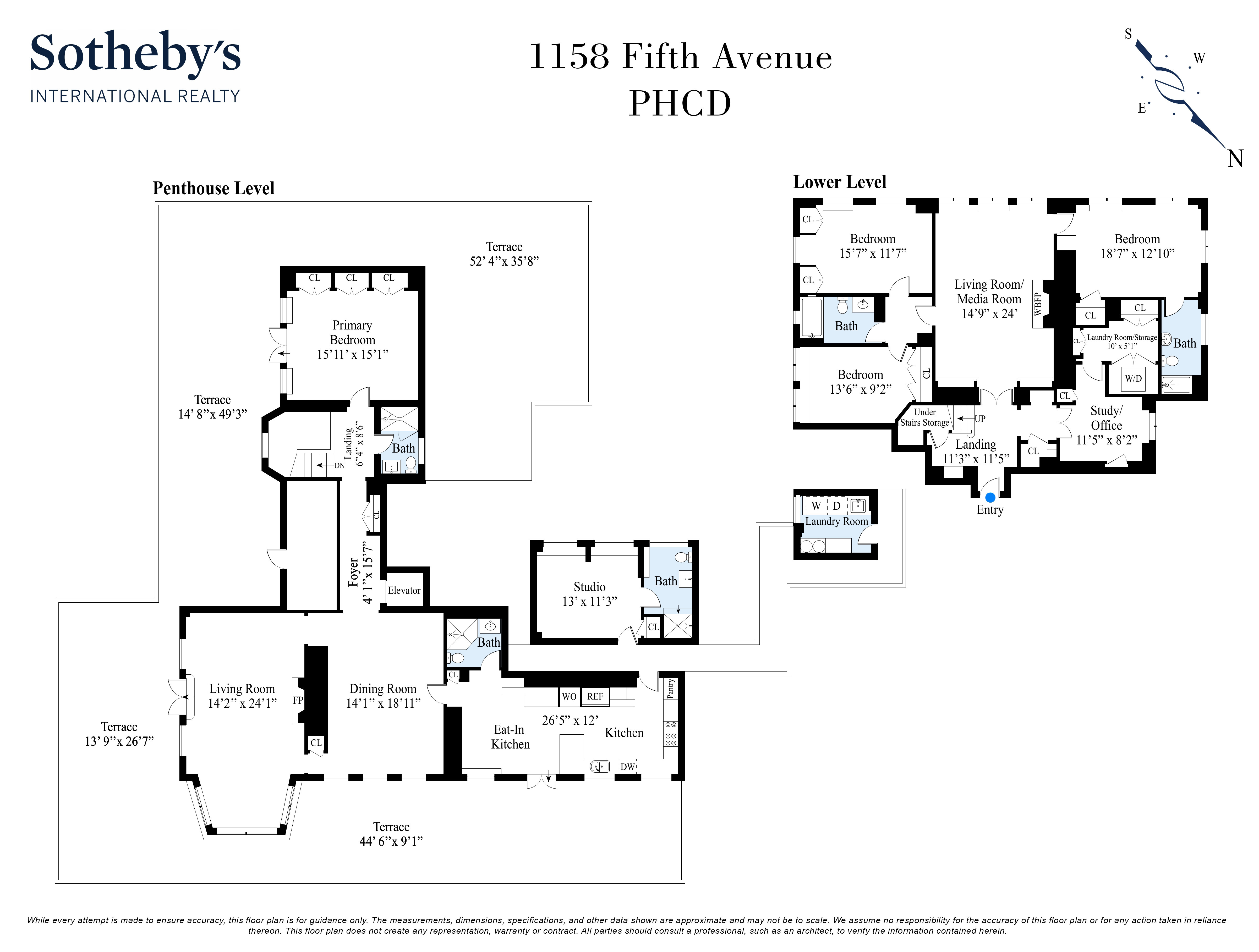 1158 Fifth Avenue PHCD Upper East Side New York NY 10029