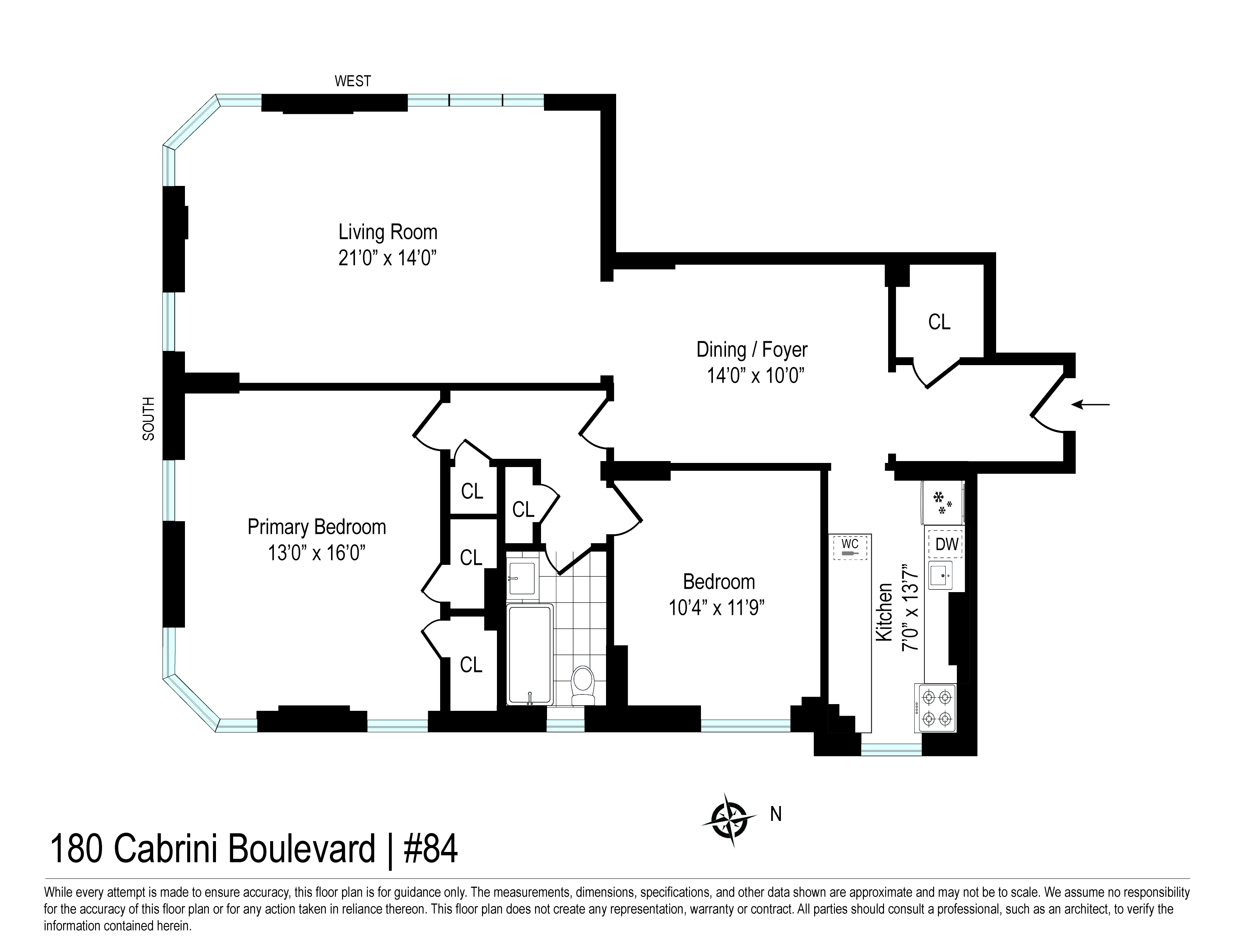 180 Cabrini Blvd. 8384 Hudson Heights New York NY 10033