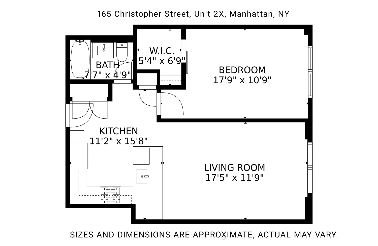 165 Christopher Street 2X W. Greenwich Village New York NY 10014