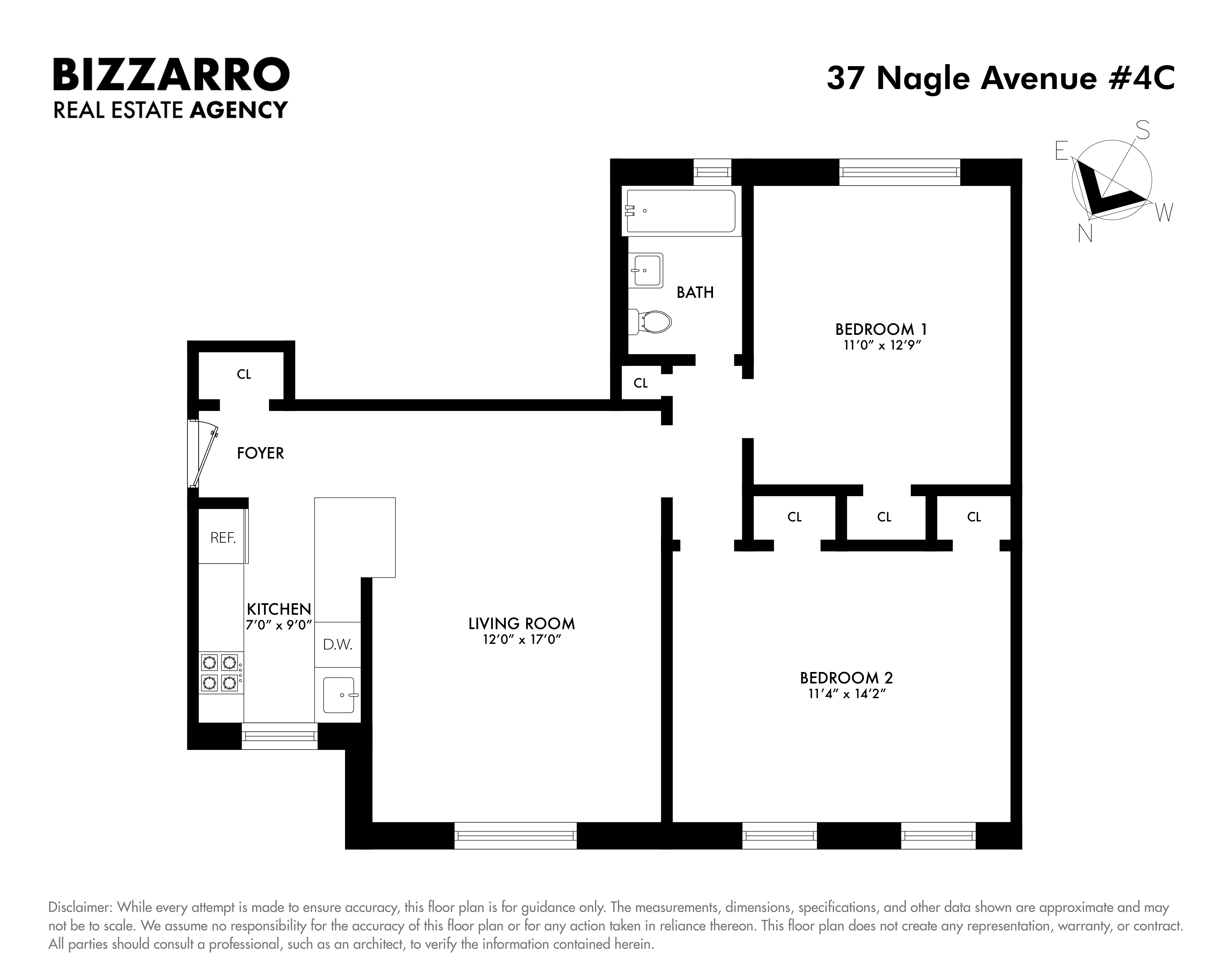 37 Nagle Avenue 1C Washington Heights New York NY 10040