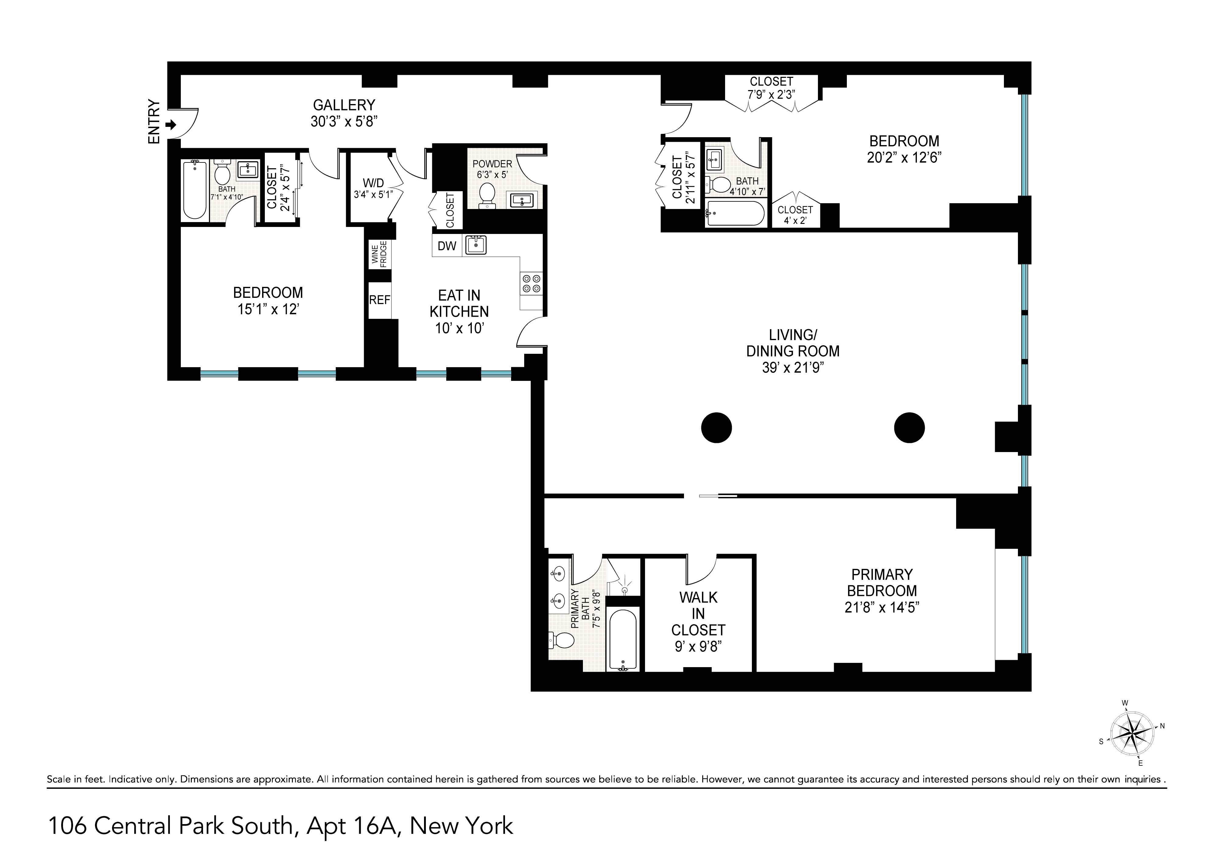 106 Central Park South 16A Central Park South New York NY 10019
