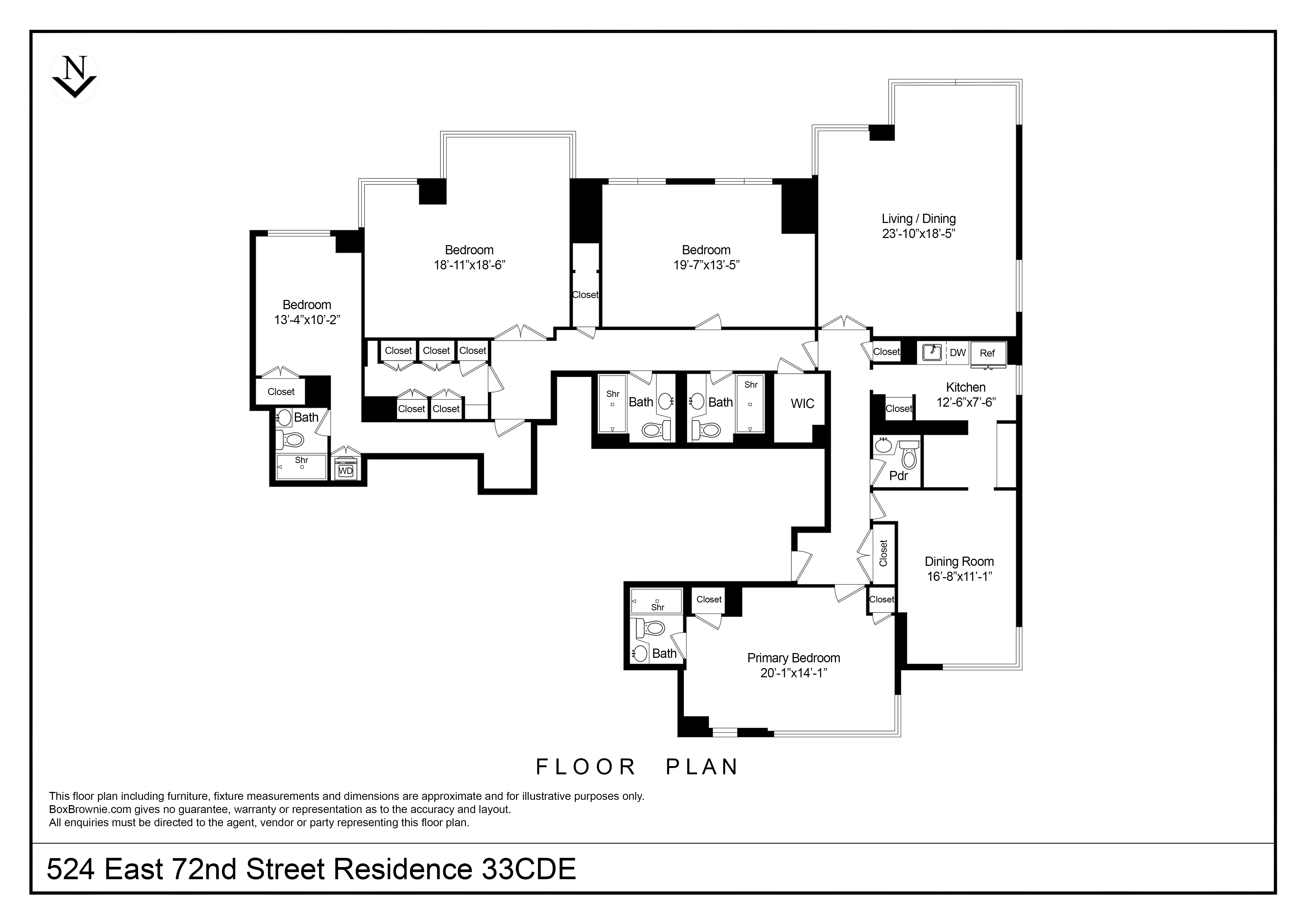 524 East 72nd Street 33CDE Upper East Side New York NY 10021